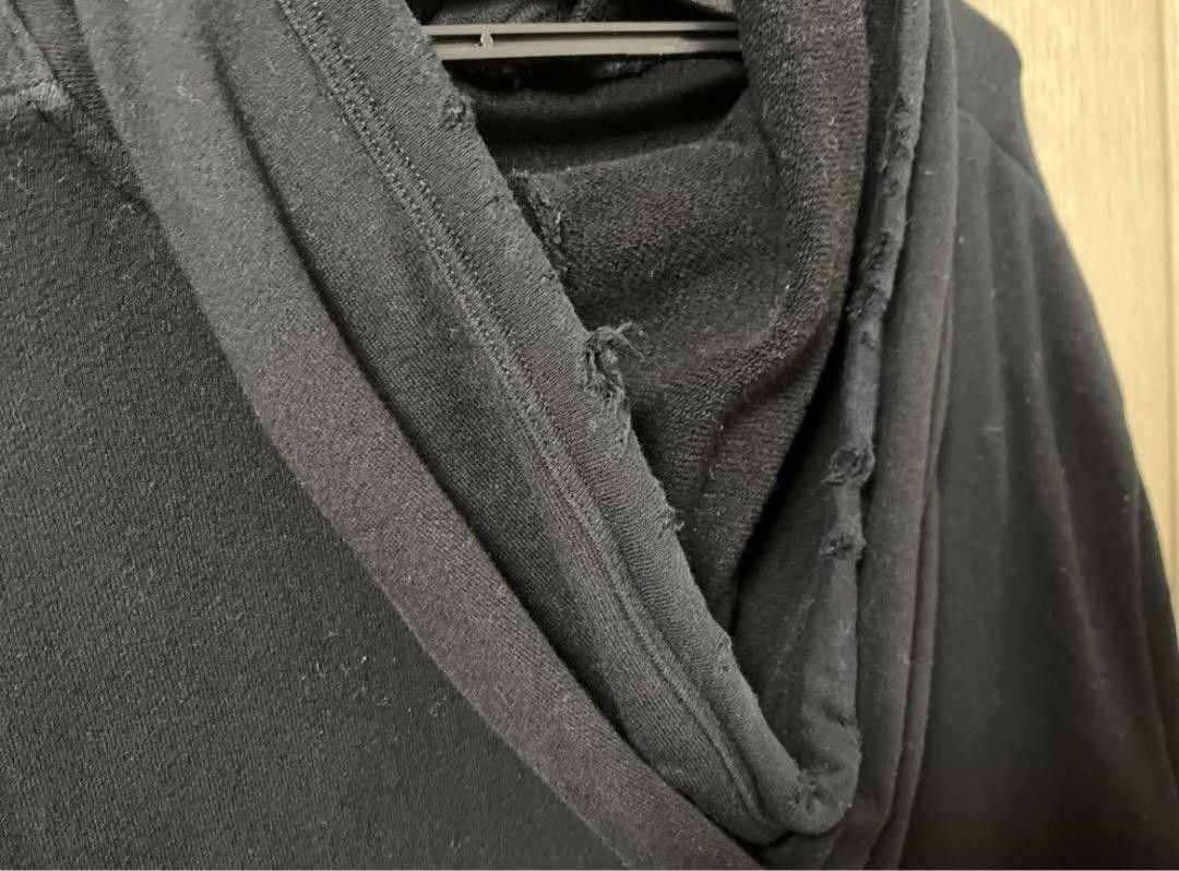 Yohji Yamamoto yohji yamamoto pour homme distressed hoodie Size US L / EU 52-54 / 3 - 5 Thumbnail