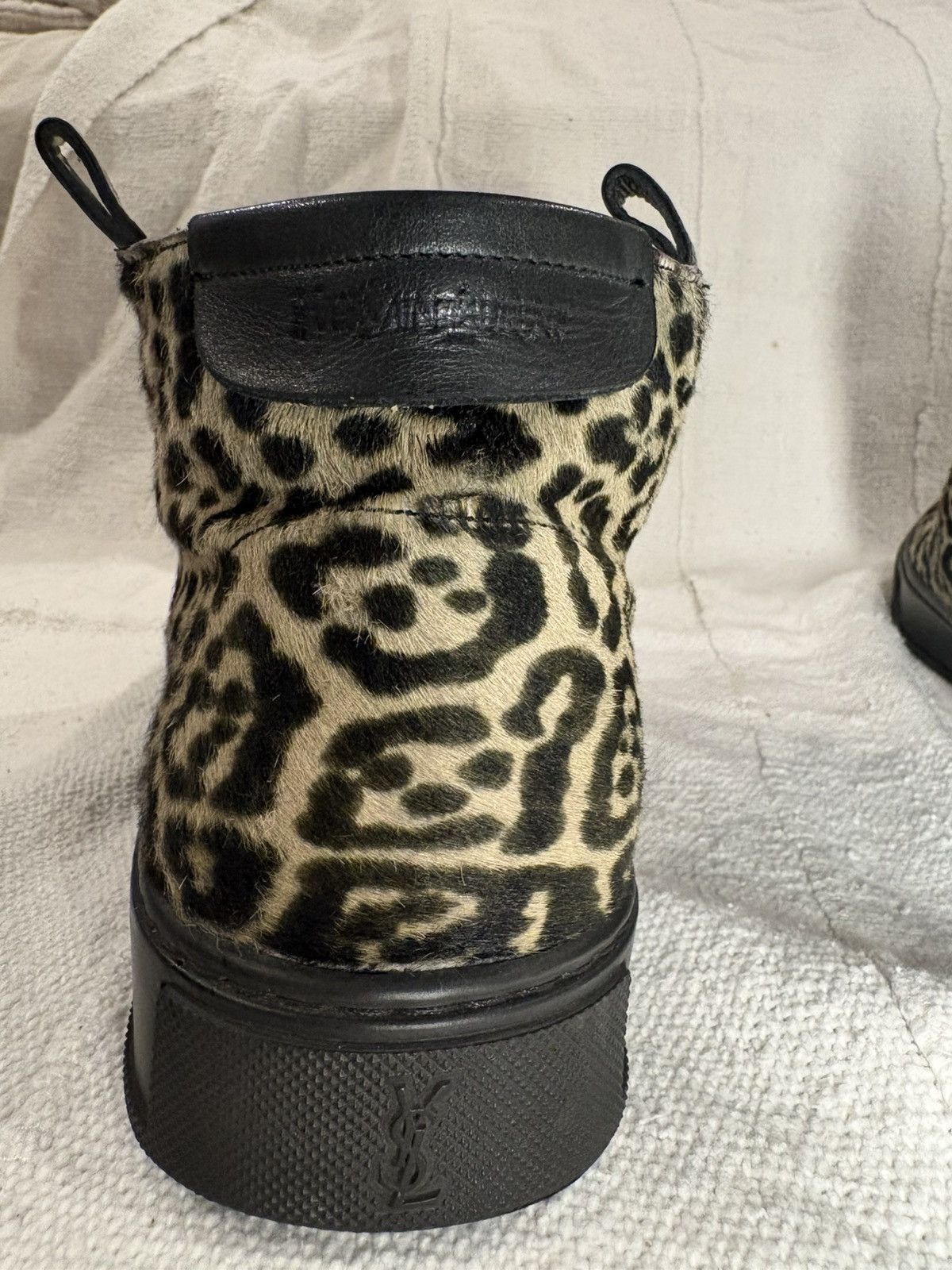 Yves Saint Laurent Size 41 US 8.5 YSL Saint Laurent Leopard Haircalf Sneakers Size US 8.5 / EU 41-42 - 7 Thumbnail