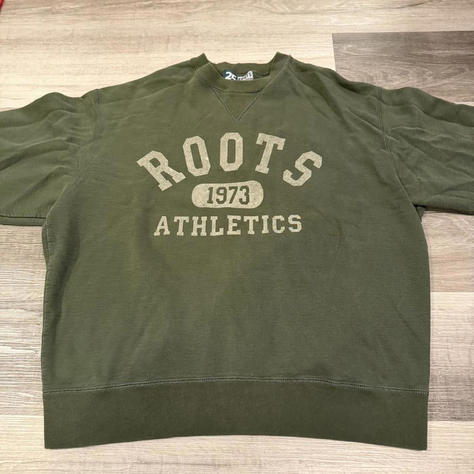 Roots vintage roots athletics spell out crewneck sweatshirt 90s Size US M / EU 48-50 / 2 - 4 Thumbnail