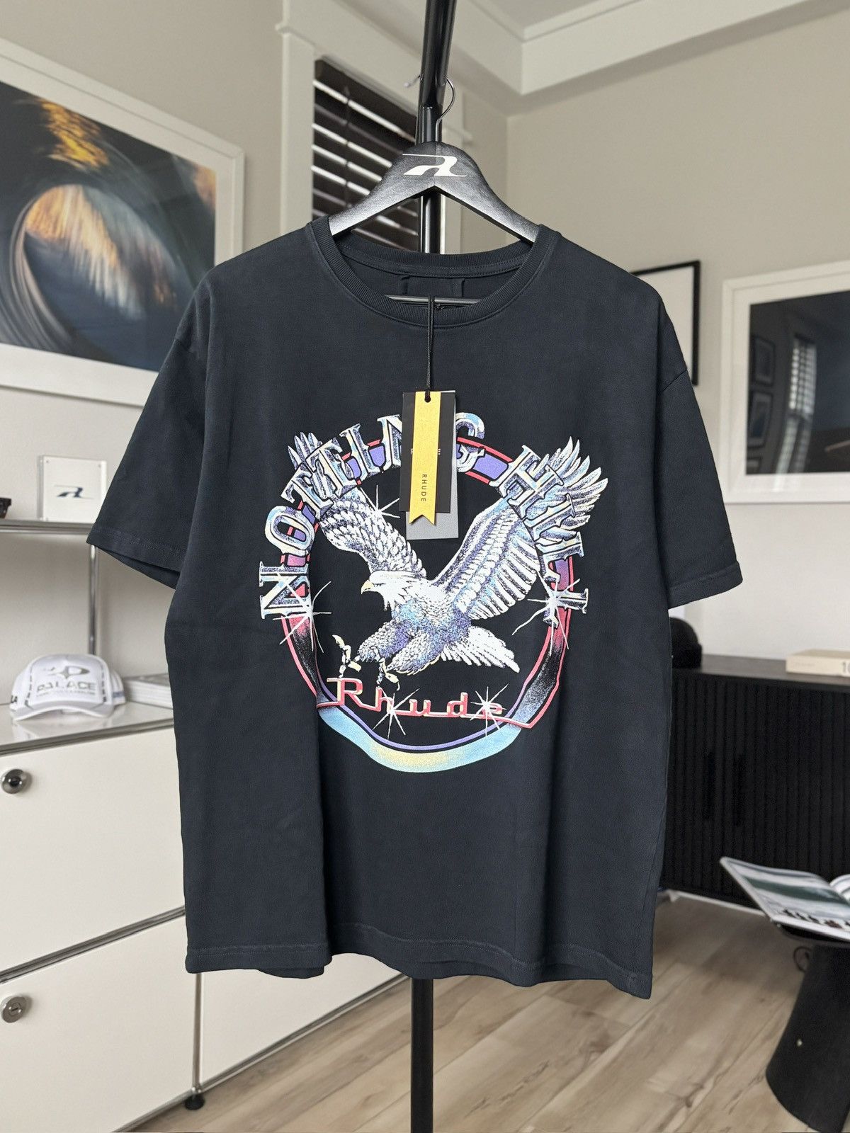 Rhude RHUDE | EAGLE HILL NOTTING GRAPHIC LOGO TEE Size US L / EU 52-54 / 3 - 1 Thumbnail
