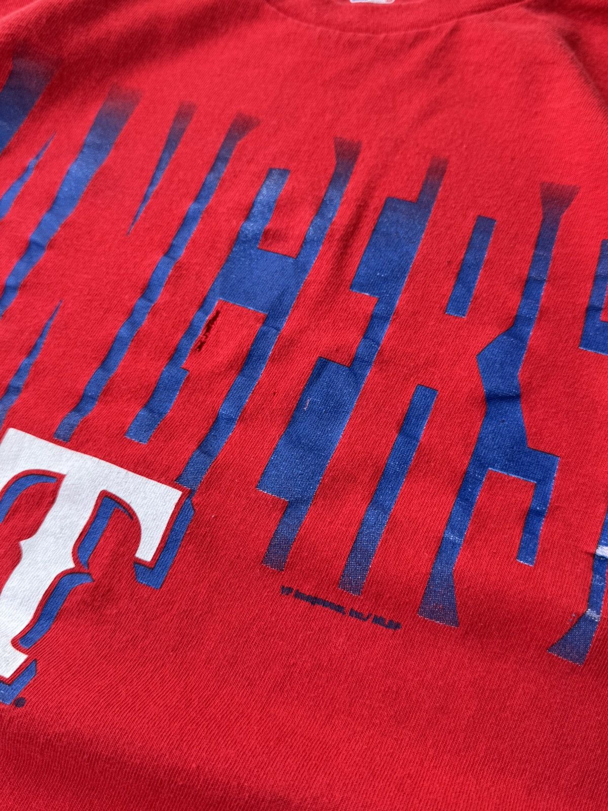 MLB Vintage Texas Rangers MLB T-Shirt USA Sports Tee Baseball Size US L / EU 52-54 / 3 - 3 Thumbnail