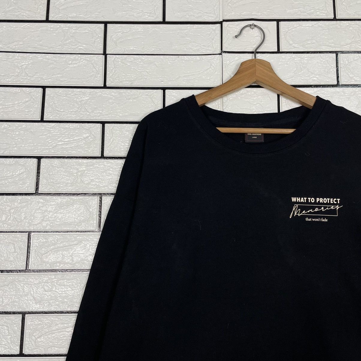 Japanese Brand Japanese Brand Rag Machine Crewneck Sweatshirt Size US L / EU 52-54 / 3 - 7 Thumbnail