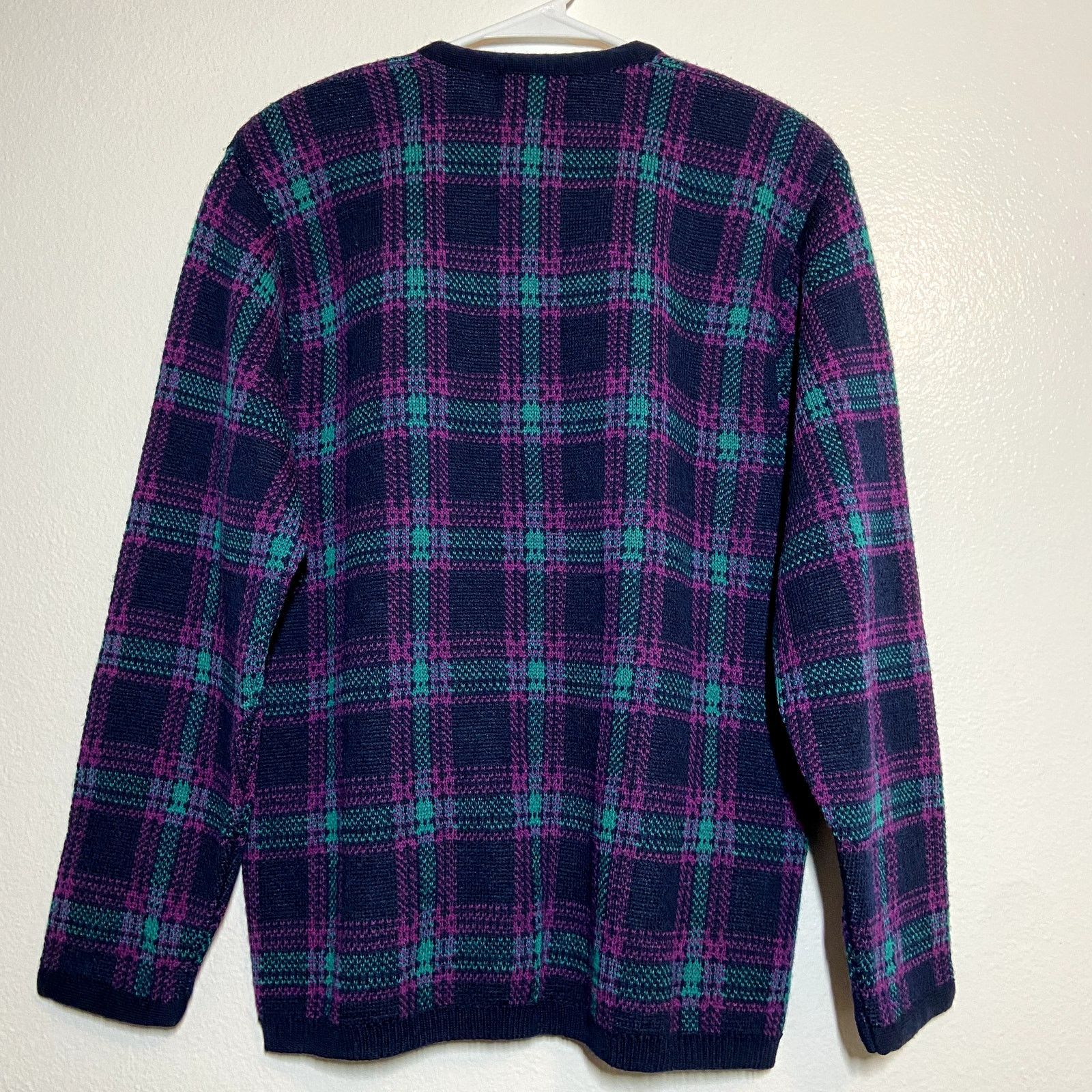 Pendleton VTG Pendleton Cardigan 1950s Sweater Grandpacore Wool Plaid Size US M / EU 48-50 / 2 - 5 Thumbnail