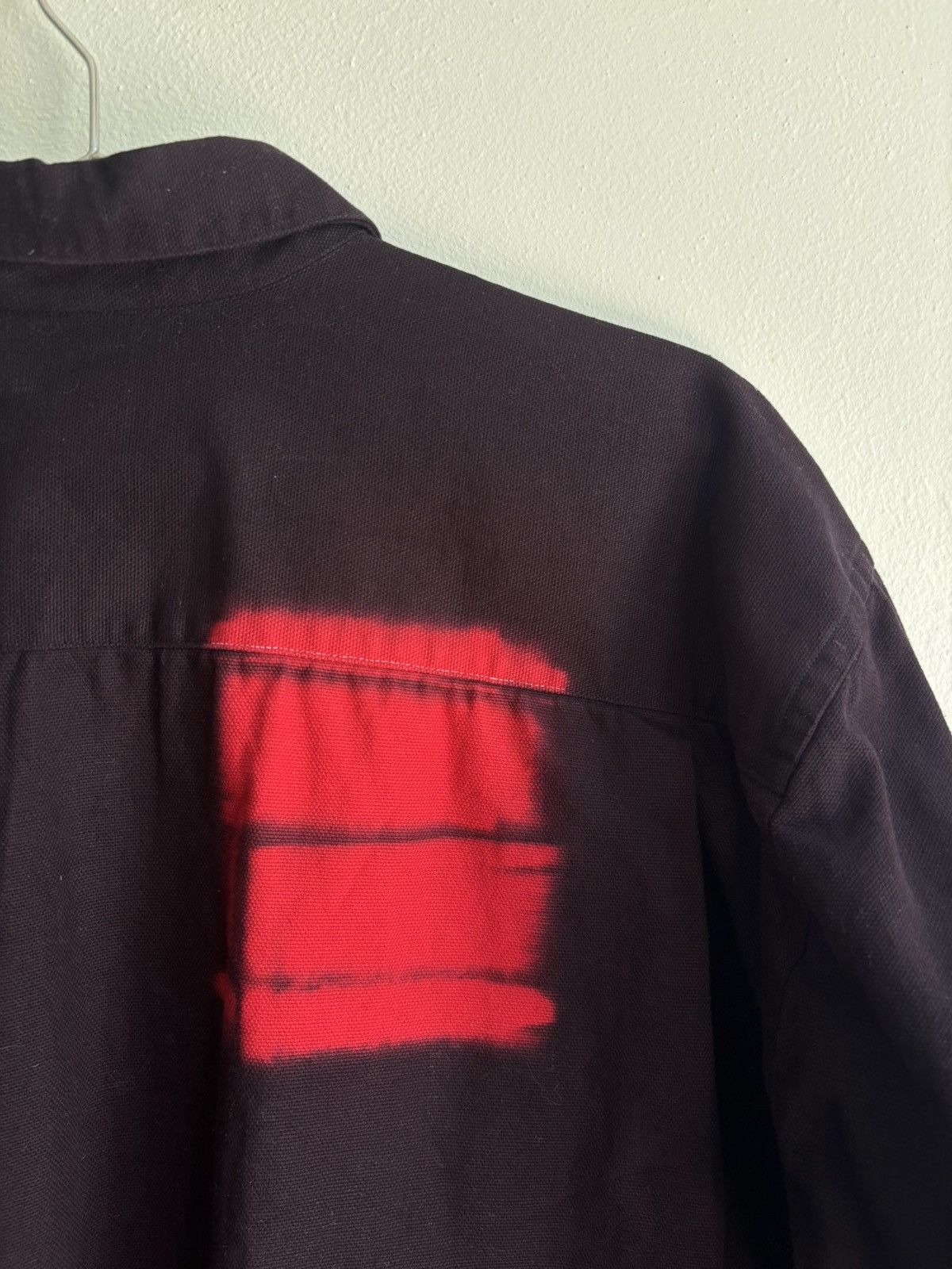 Issey Miyake Issey Miyake Maroon Shirt Jacket Size US L / EU 52-54 / 3 - 4 Thumbnail
