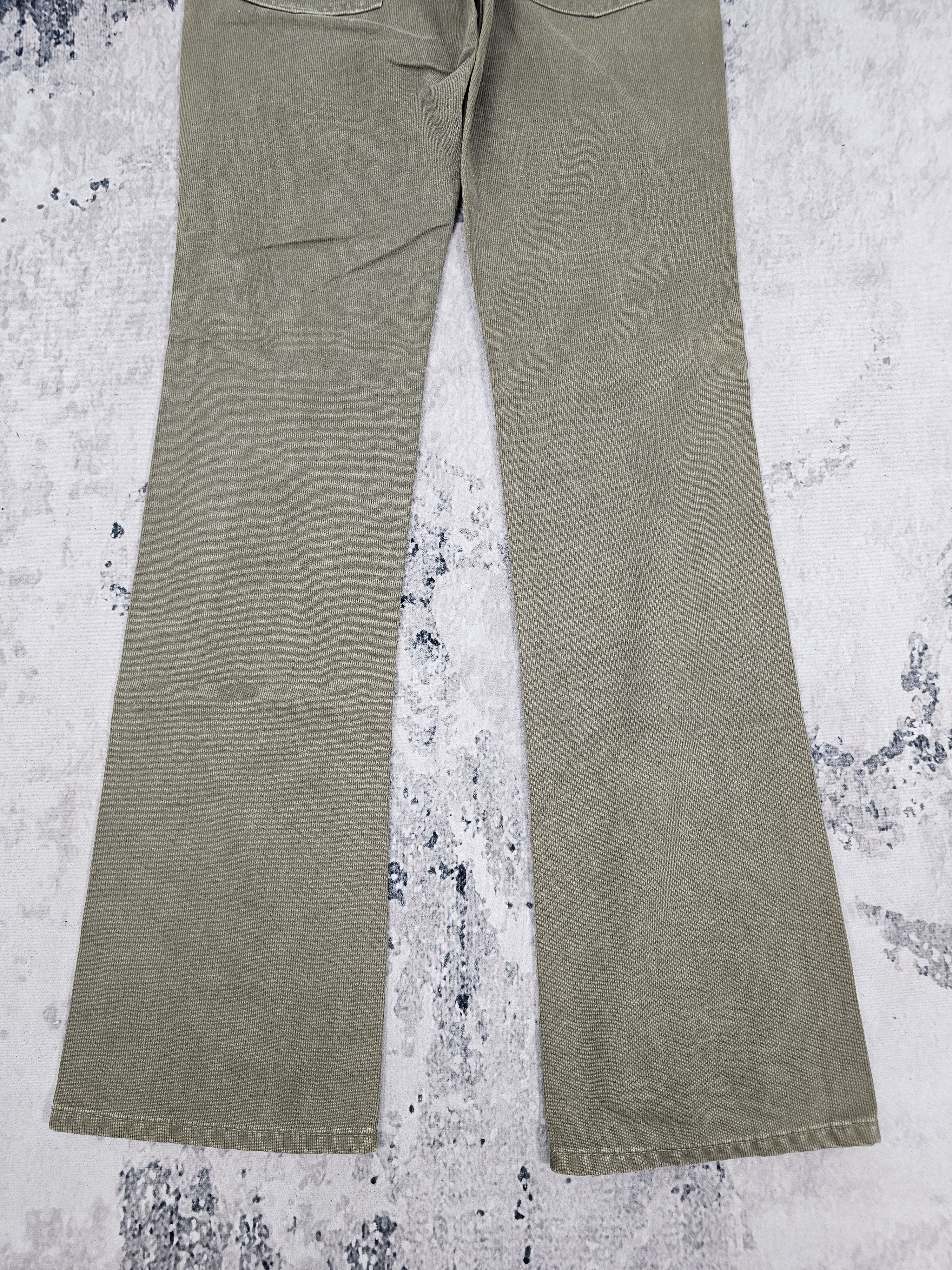 Denime DENIME Green Bootcut Flare Jeans Pants JB0279 Size 29x33.5 Size US 29 - 4 Thumbnail