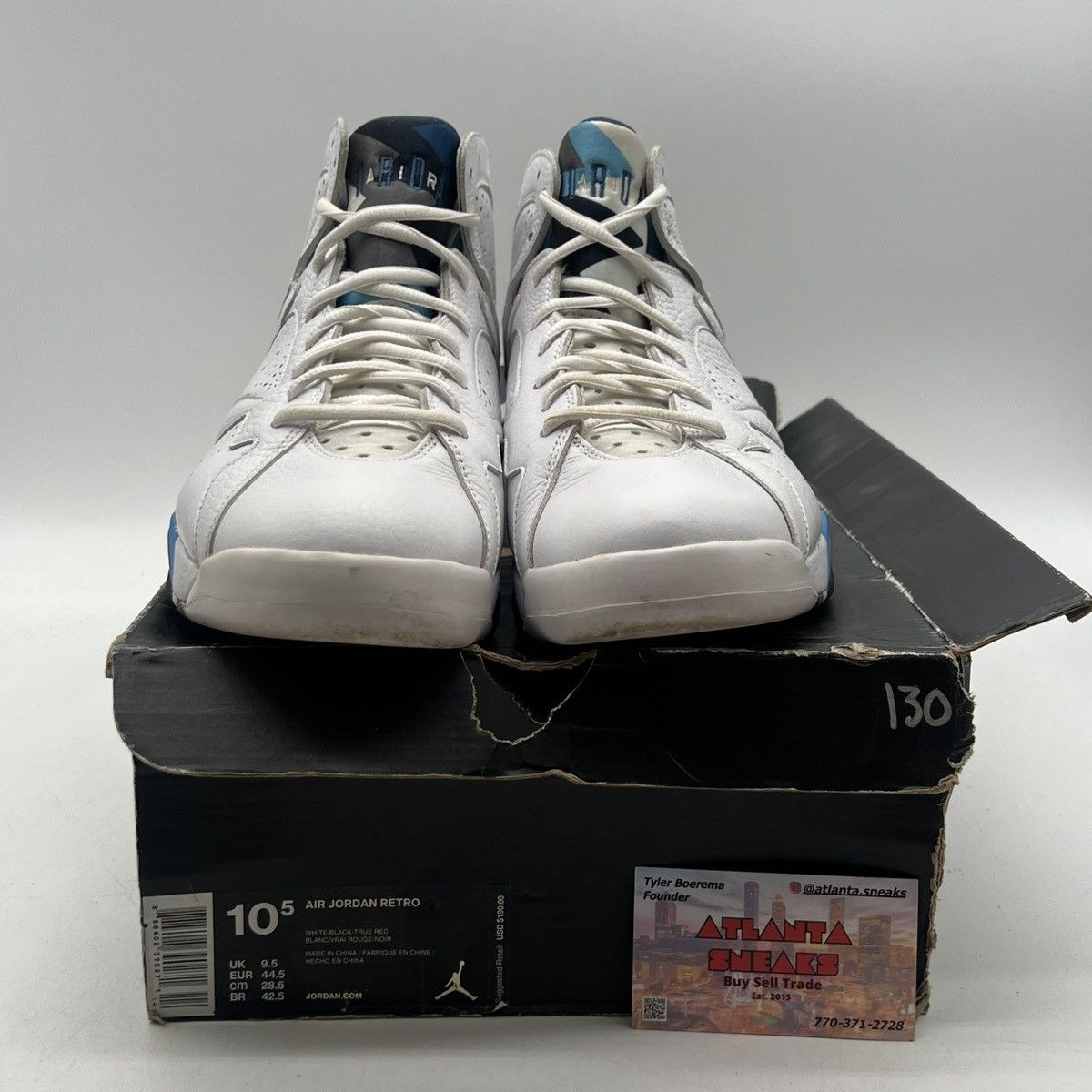 Jordan Brand Air Jordan 7 French blue Size US 10.5 / EU 43-44 - 2 Thumbnail