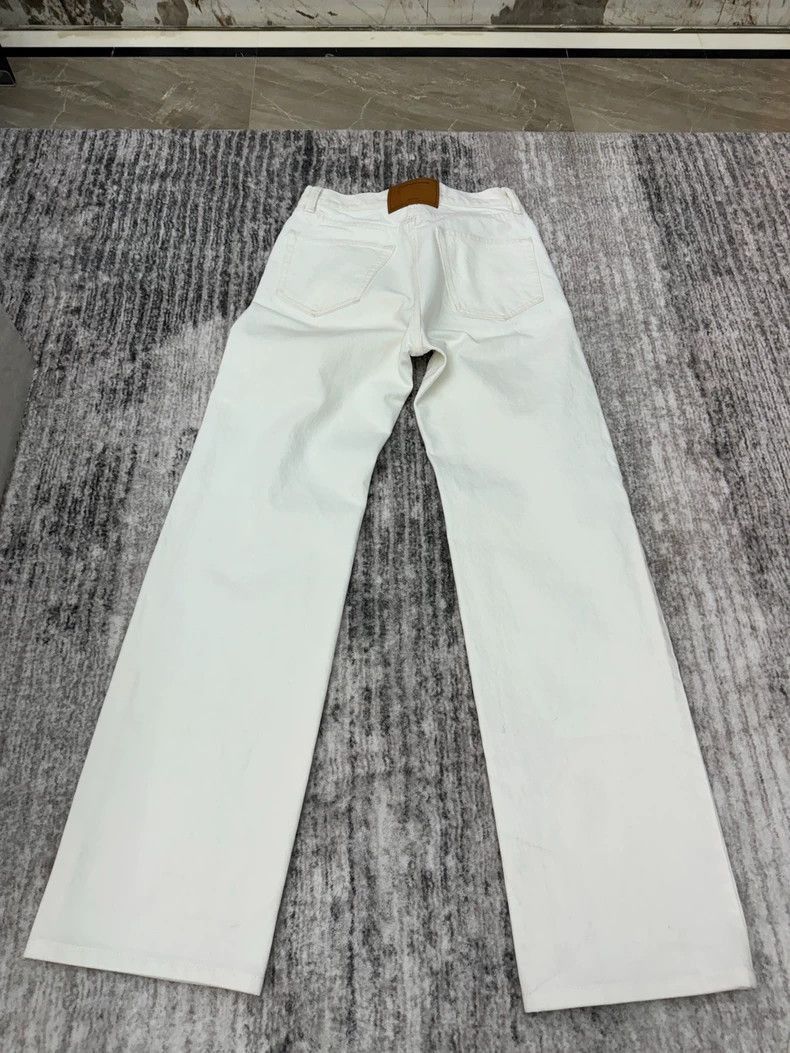 Alexander Wang Alexander Wang Women's White Straight Jeans- Size 24" / US 00 / IT 34 - 5 Thumbnail