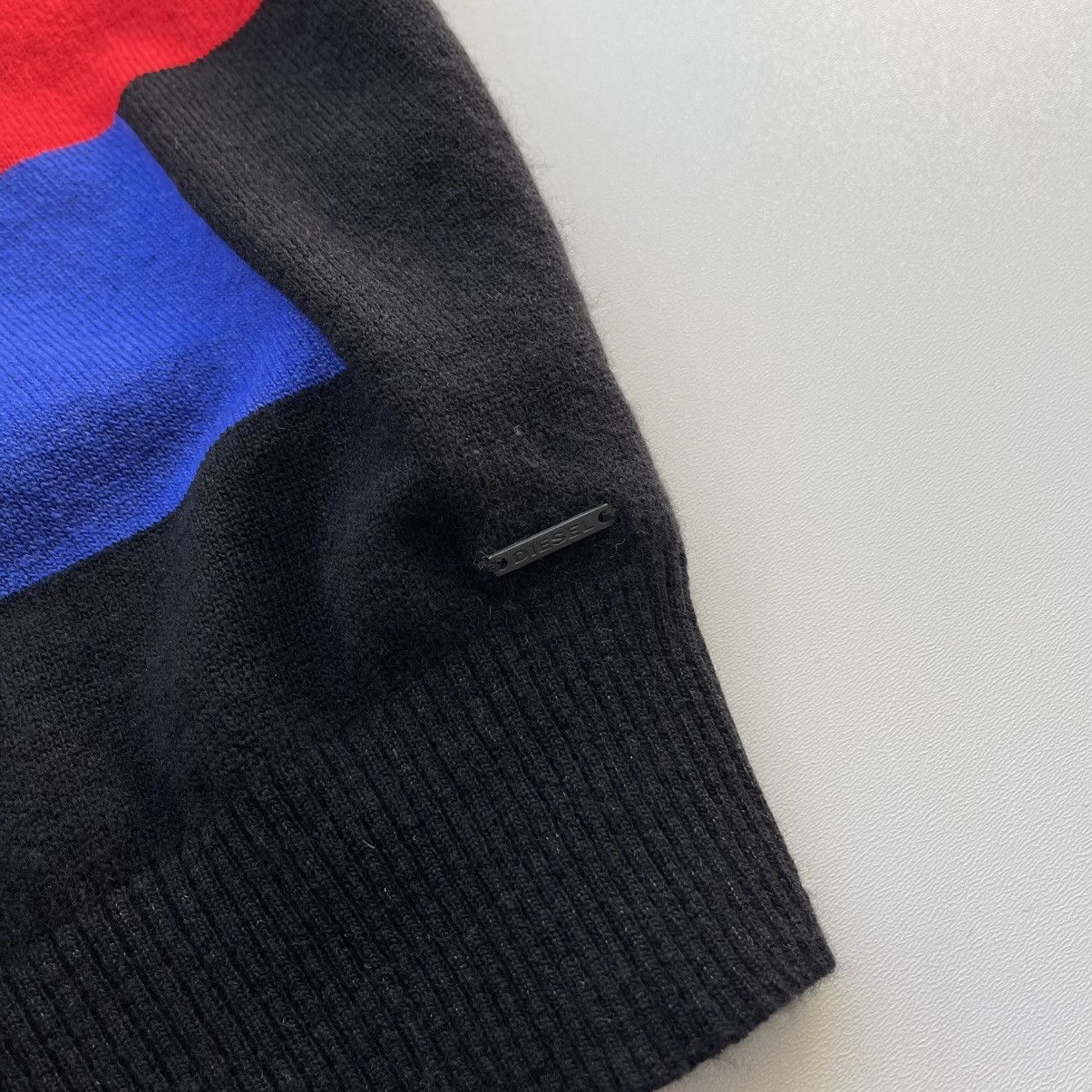 Diesel Diesel Logo Cashmere/Wool Sweater Jumper Black Rare Size US L / EU 52-54 / 3 - 5 Thumbnail