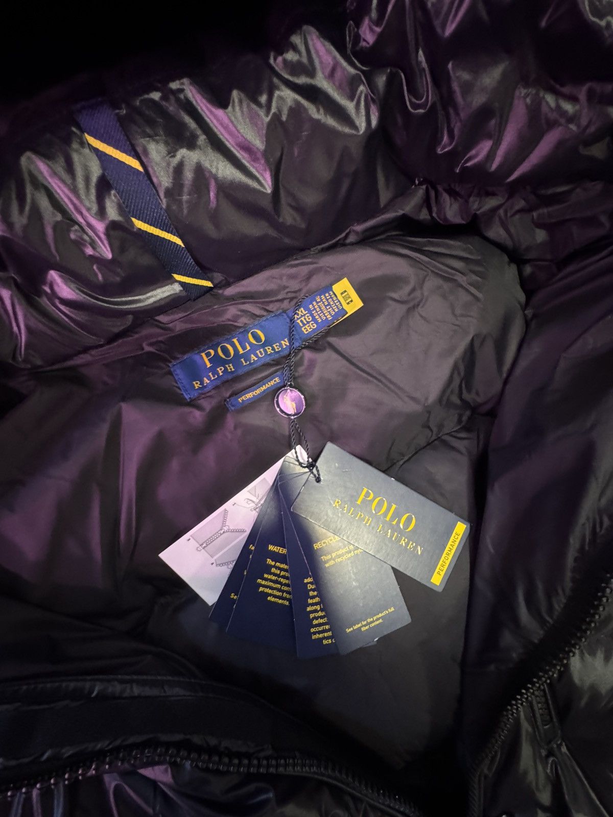 Polo Ralph Lauren Polo Ralph Lauren navy puffer hooded jakcet nwt Size US XXL / EU 58 / 5 - 4 Thumbnail