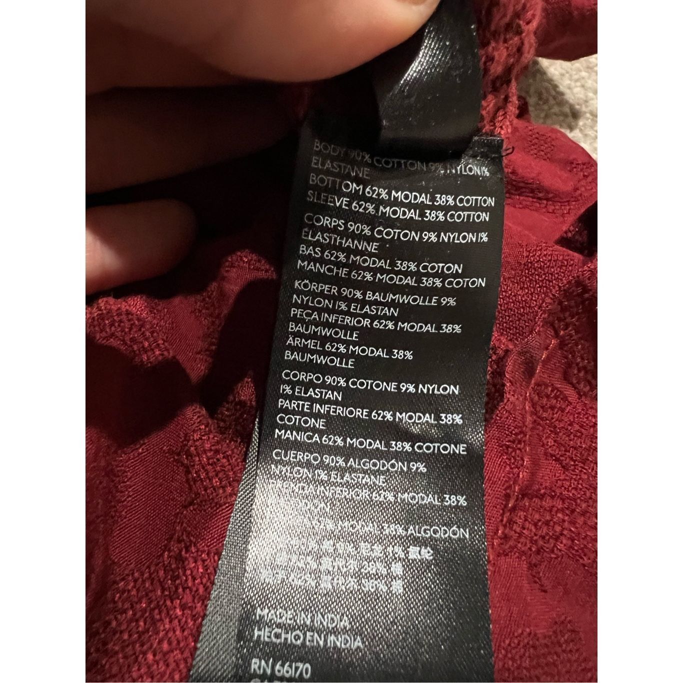 Anthropologie NWT burgundy dress size XS
