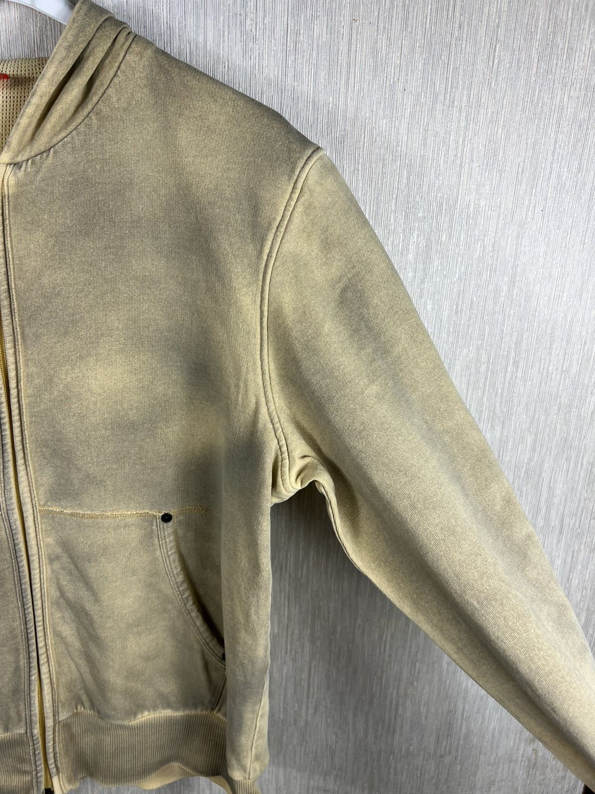 Hugo Boss Vintage Hugo Boss y2k dusty burned thermal zip basic hoodie Size US L / EU 52-54 / 3 - 12 Thumbnail