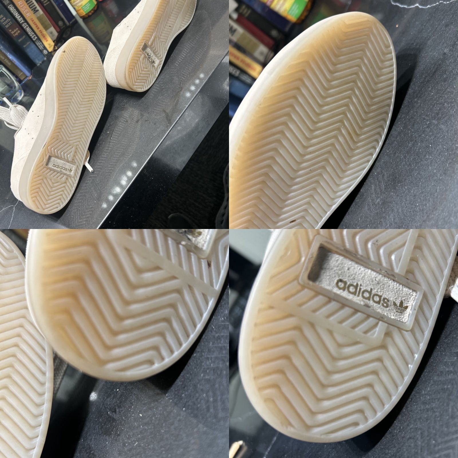 Adidas Adidas Sleek Sneakers Womens Cream Suede Lace Up White Leather Casual sneakers - US 8 / UK 6.5 / EU 40 - Excellent Cond Womens Sneakers Size US 7 / IT 37 - 9 Thumbnail