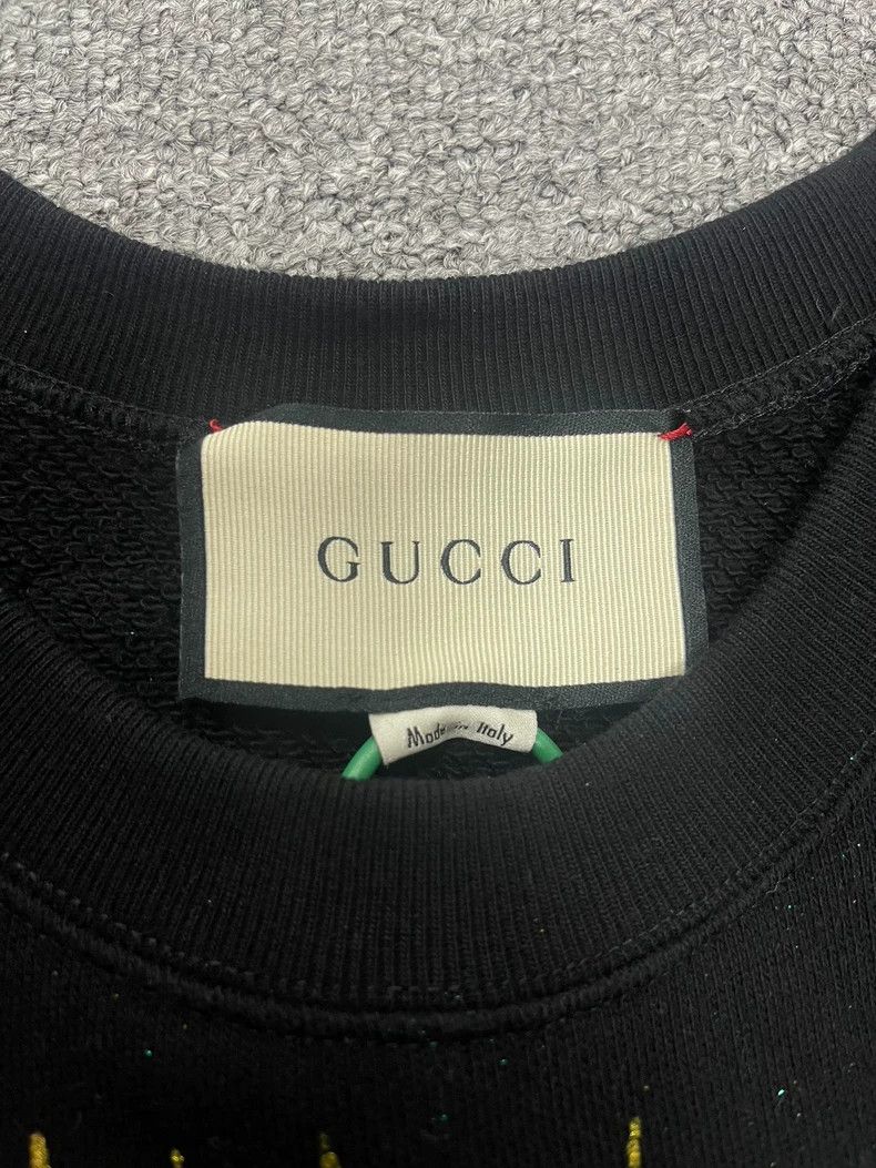 Gucci Gucci Sequin animal embroidery round-neck pullover long-sle Size US S / EU 44-46 / 1 - 3 Thumbnail