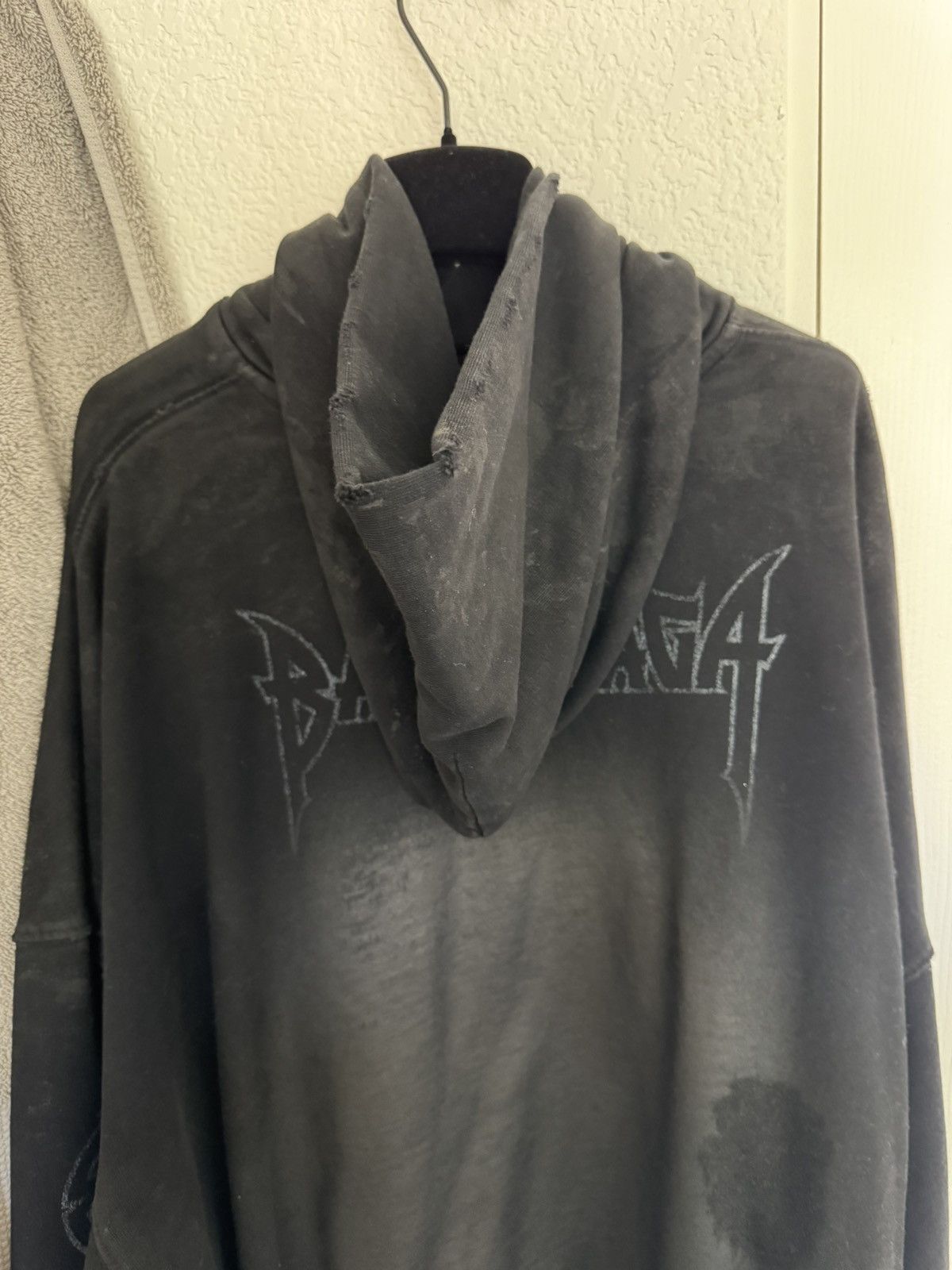 Balenciaga Paris Moon No pocket Hoodie Oversized