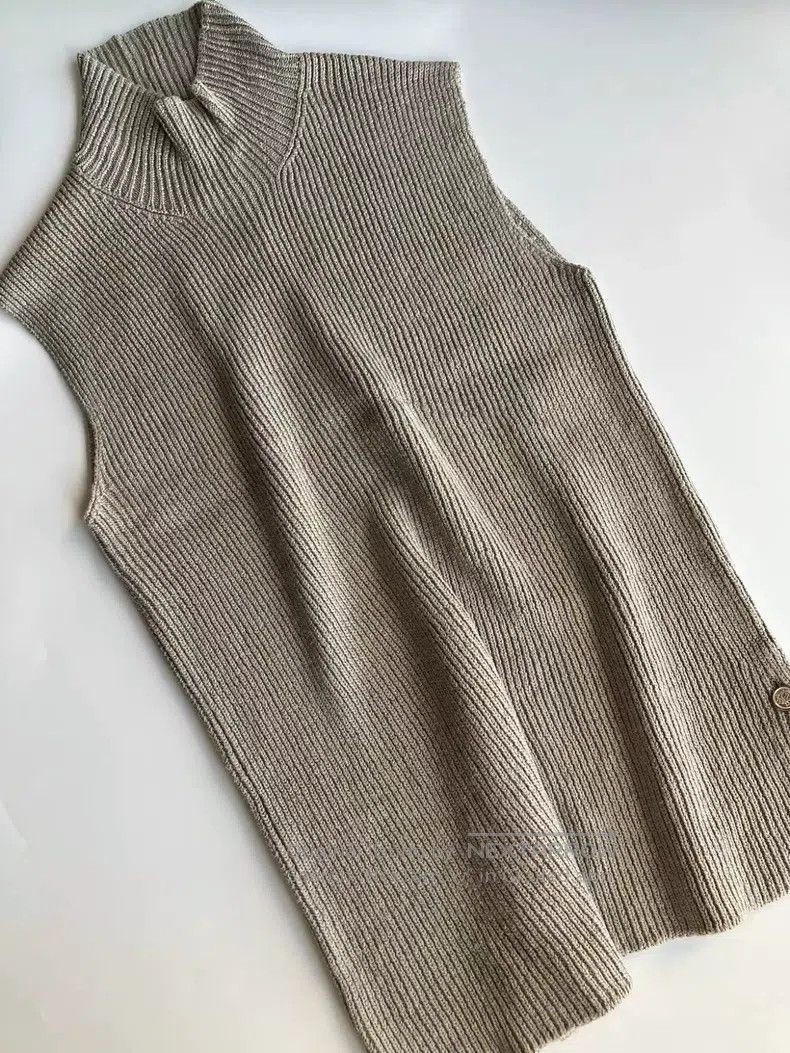 Hermes Hermes Silk Sleeveless High-Neck Top Size L / US 10 / IT 46 - 1 Thumbnail