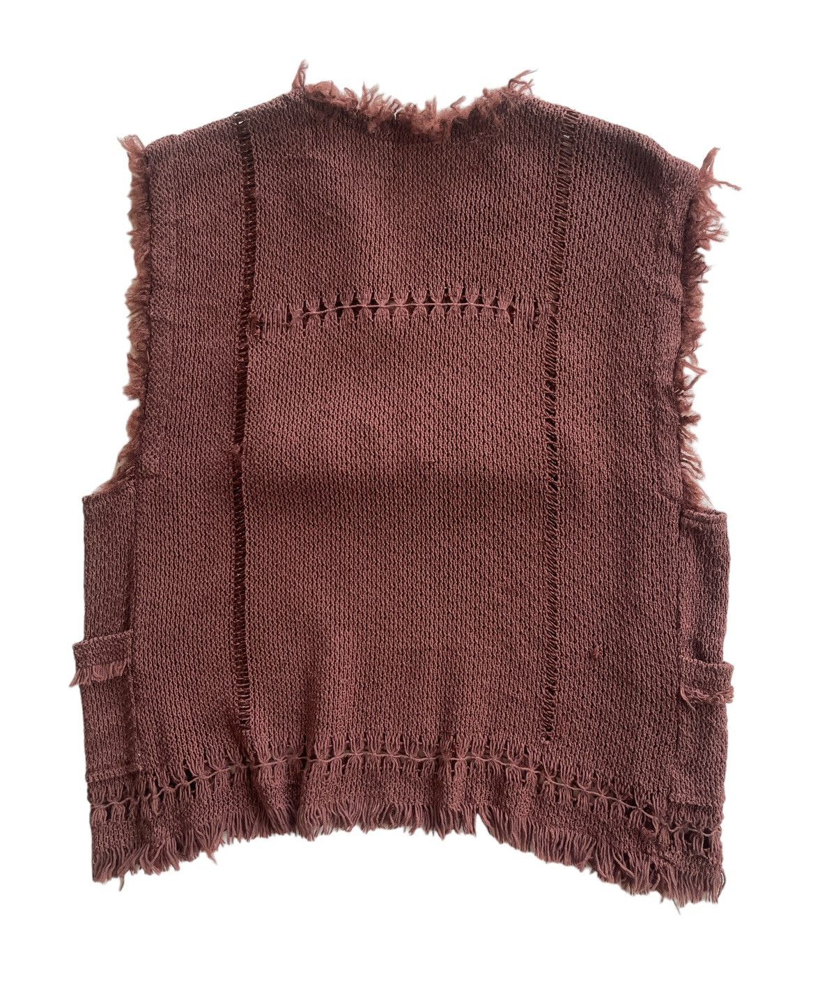 Isabel Marant Isabel Marant Avantgarde Sleeveless Fringe Tassel Fur Knit Size XS / US 0-2 / IT 36-38 - 5 Thumbnail