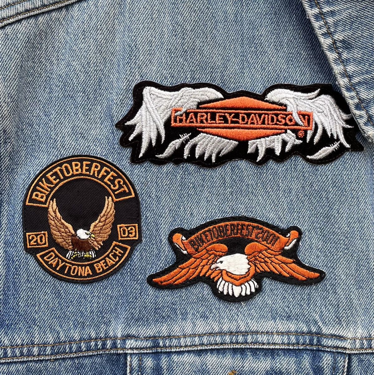 Arizona Jean Co. Vintage 90s Arizona Jeans Big Ring Denim Vest W Motorcycle Size US XXL / EU 58 / 5 - 4 Thumbnail