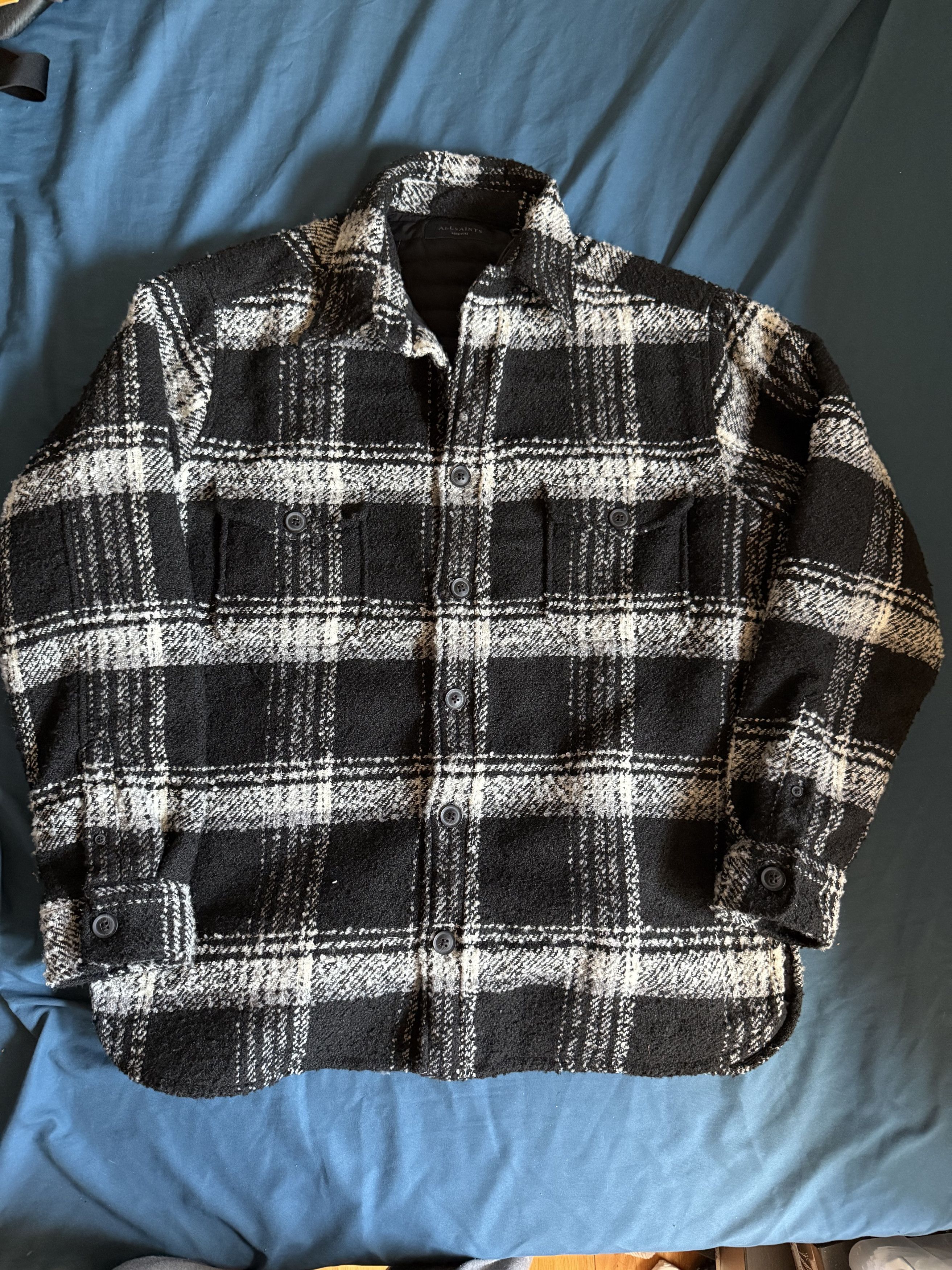 Allsaints ALLSAINTS Hibara Plaid Jacket Medium $319 Size US M / EU 48-50 / 2 - 4 Thumbnail