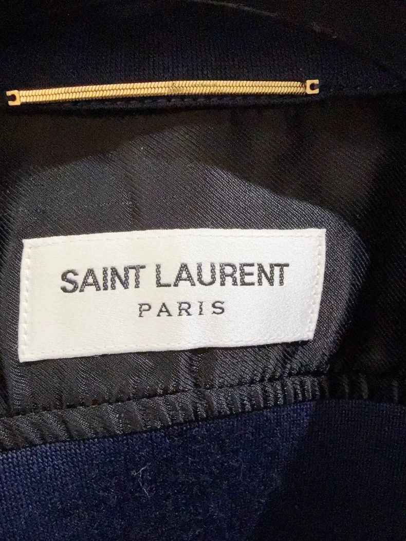 Yves Saint Laurent Saint Laruent Gold thread embroidered logo jacket 2502-Next Size XS / US 0-2 / IT 36-38 - 3 Thumbnail