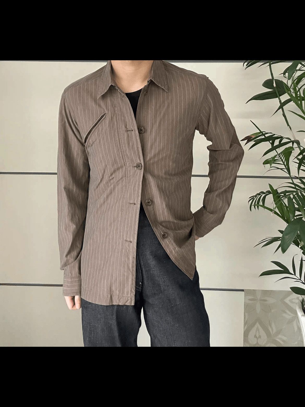 Dries Van Noten Sz 48 Dries Van Noten Zipper Shirt Jacket Size US M / EU 48-50 / 2 - 9 Thumbnail