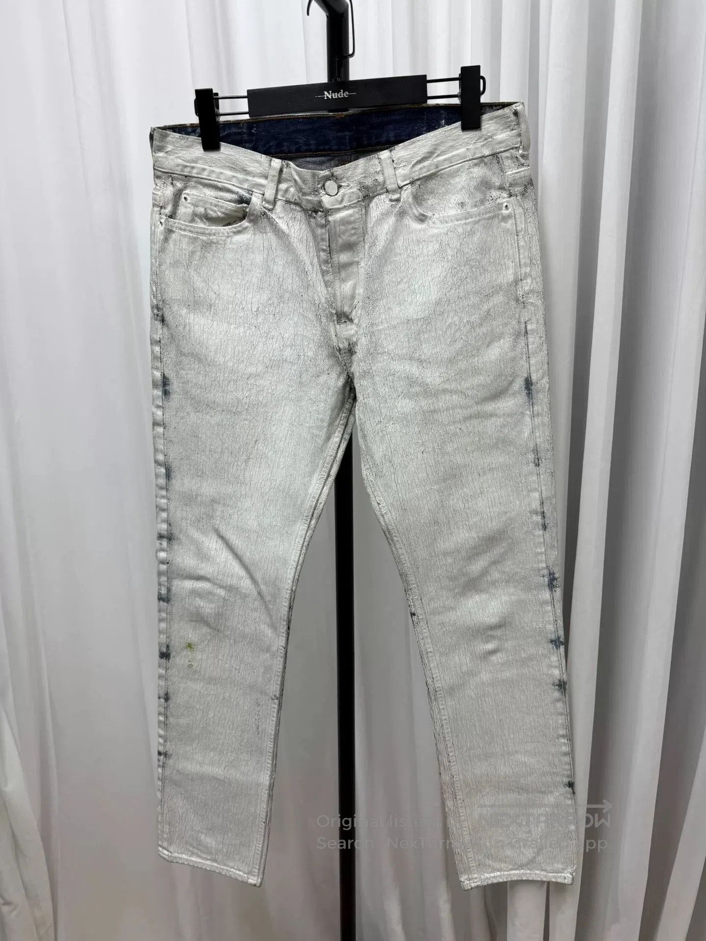 Maison Margiela maison margiela x HM painted denim pants. Size US 34 / EU 50 - 1 Thumbnail
