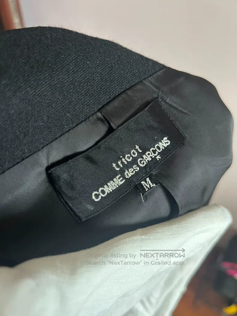 Comme des Garcons Comme Des Garcons Black Classic One-Button Wool Jacket Size M / US 6-8 / IT 42-44 - 5 Thumbnail