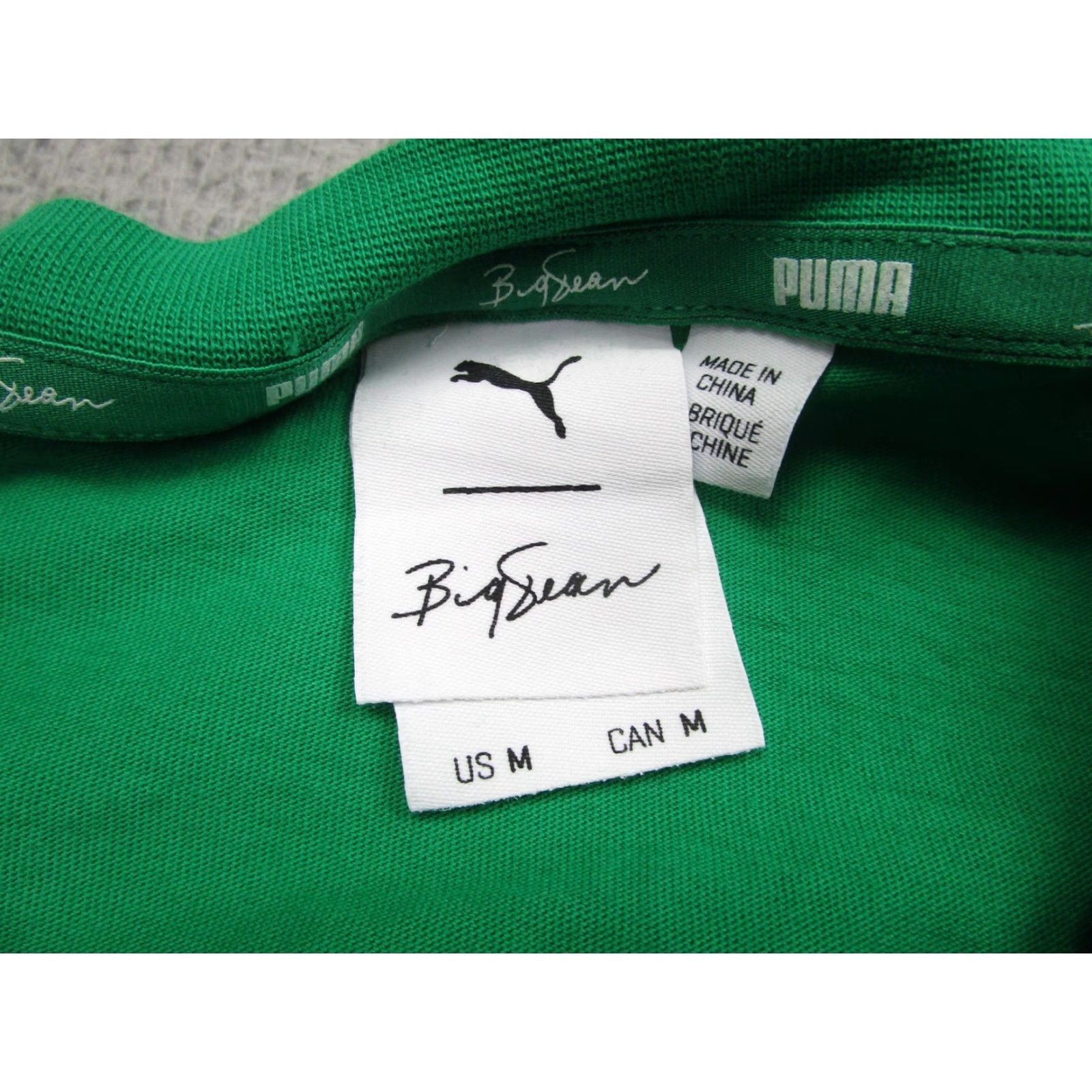 Puma PUMA Shirt Mens Medium Green Graphic Tee Big Sean Collaboration Streetwear 575919-83 Mens Size US M / EU 48-50 / 2 - 6 Thumbnail