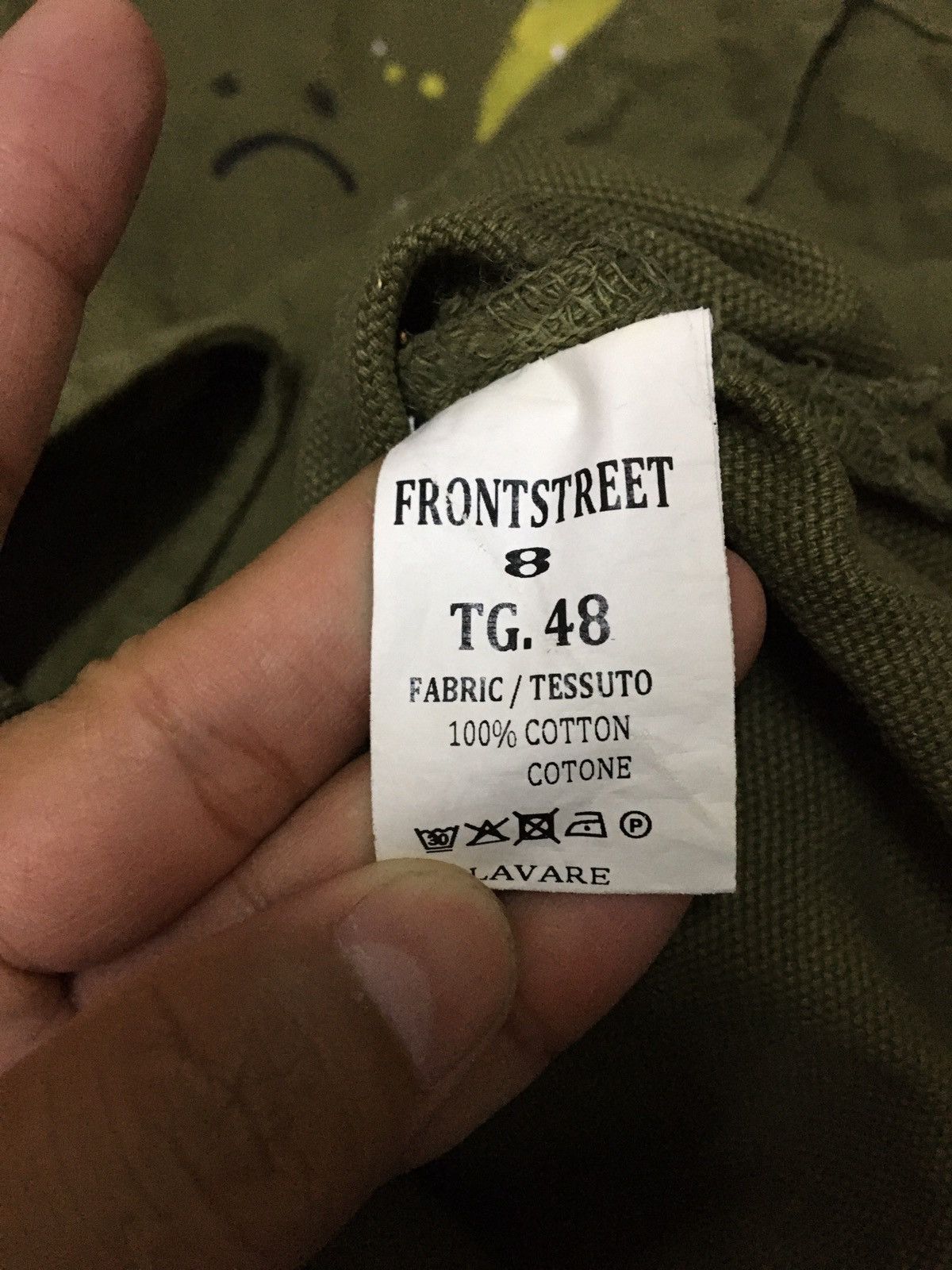 Vintage Army Jacket Front Street 8 Made In Italy Size US L / EU 52-54 / 3 - 5 Thumbnail