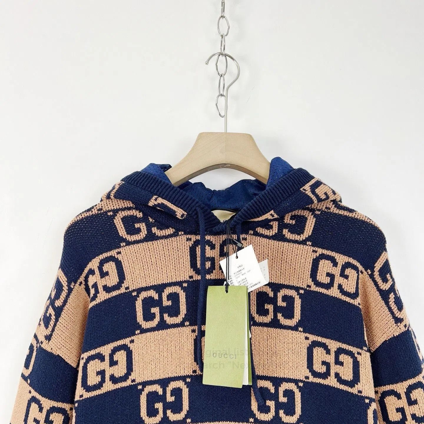 Gucci Gucci Logo Jacquard Hooded Sweater. Size US S / EU 44-46 / 1 - 3 Thumbnail