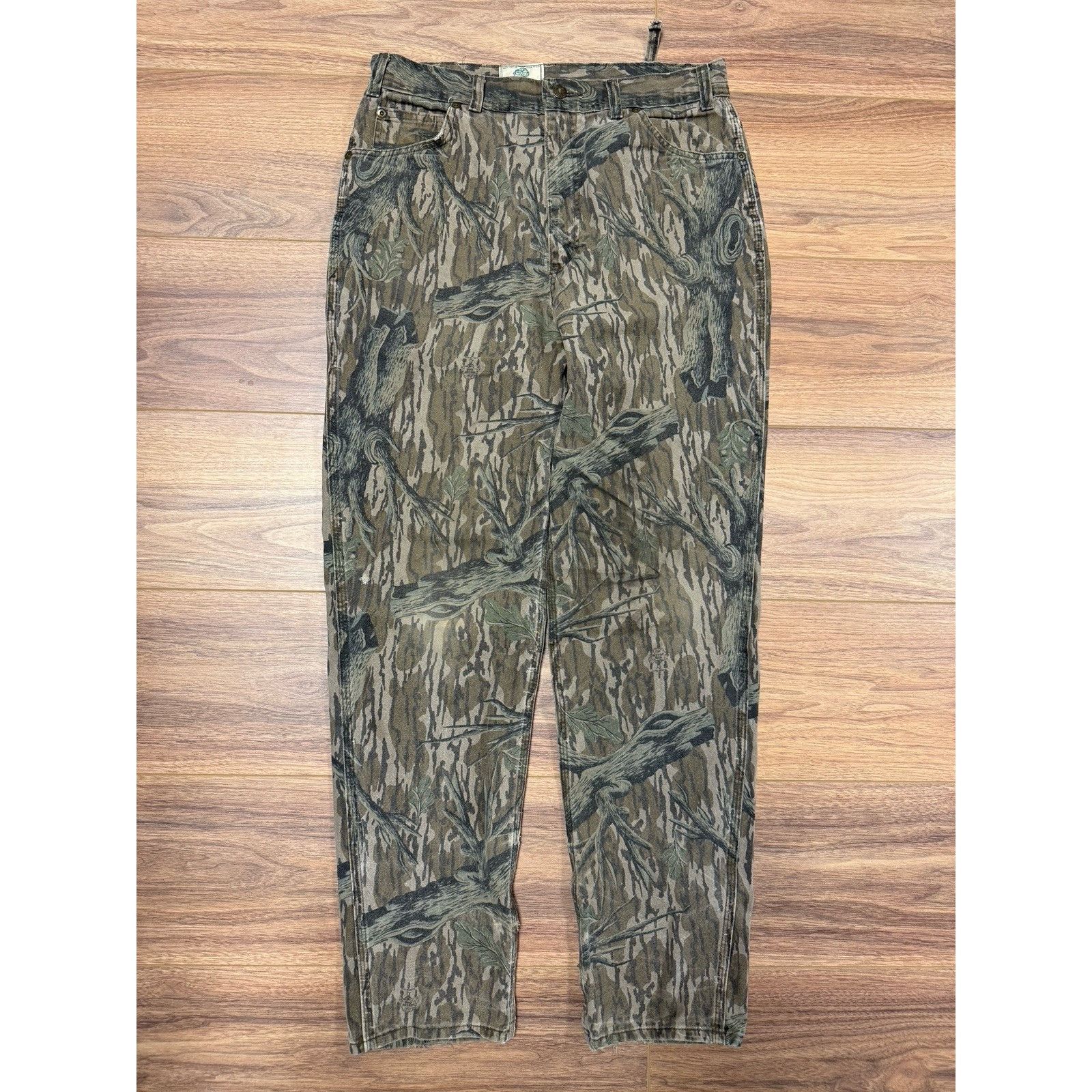 Mossy Oaks Vintage Mossy Oak Camouflage Treestand Pants Mens 33x32 USA Size US 33 - 1 Thumbnail