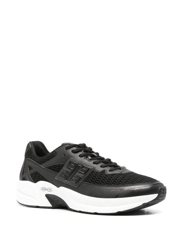 Givenchy o1lv12m1025 Nfnty 52 Low Top Runners in Black/White Size US 9 / EU 42 - 2 Thumbnail