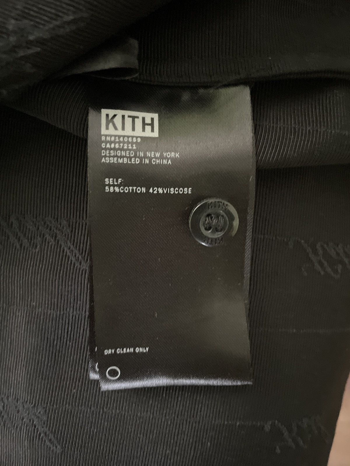 Kith Kith Jacquard Faille Reade Shirt - Black Size US S / EU 44-46 / 1 - 4 Thumbnail