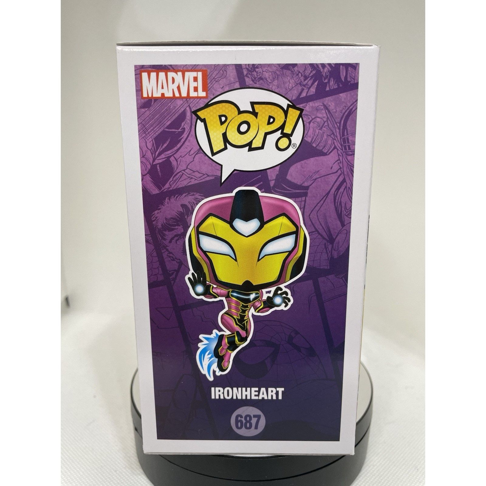 Marvel Comics Funko Pop! Vinyl: Marvel - Ironheart - PIAB Exclusive #687 Size ONE SIZE - 7 Thumbnail