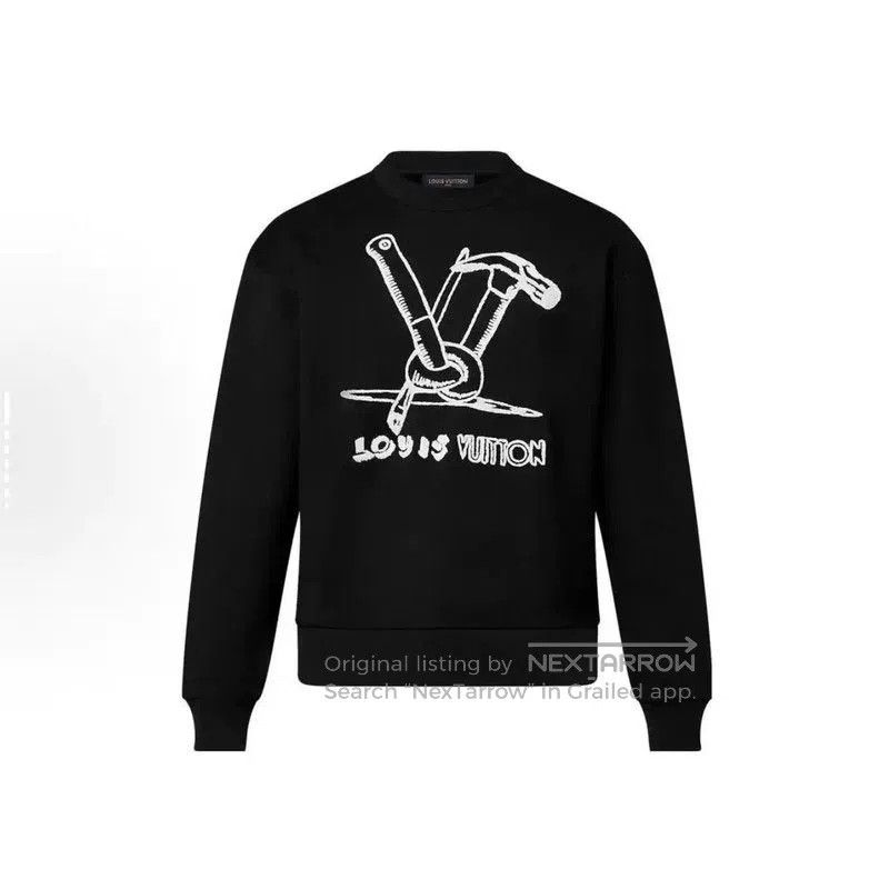 Other Louis Vuitton Black Cotton Women's Sweatshirt . Size L / US 10 / IT 46 - 1 Thumbnail