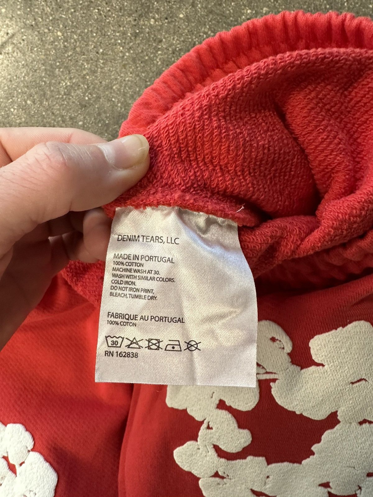 DENIM TEARS Denim Tears Wreath Sweatpants Red Size US 34 / EU 50 - 4 Thumbnail