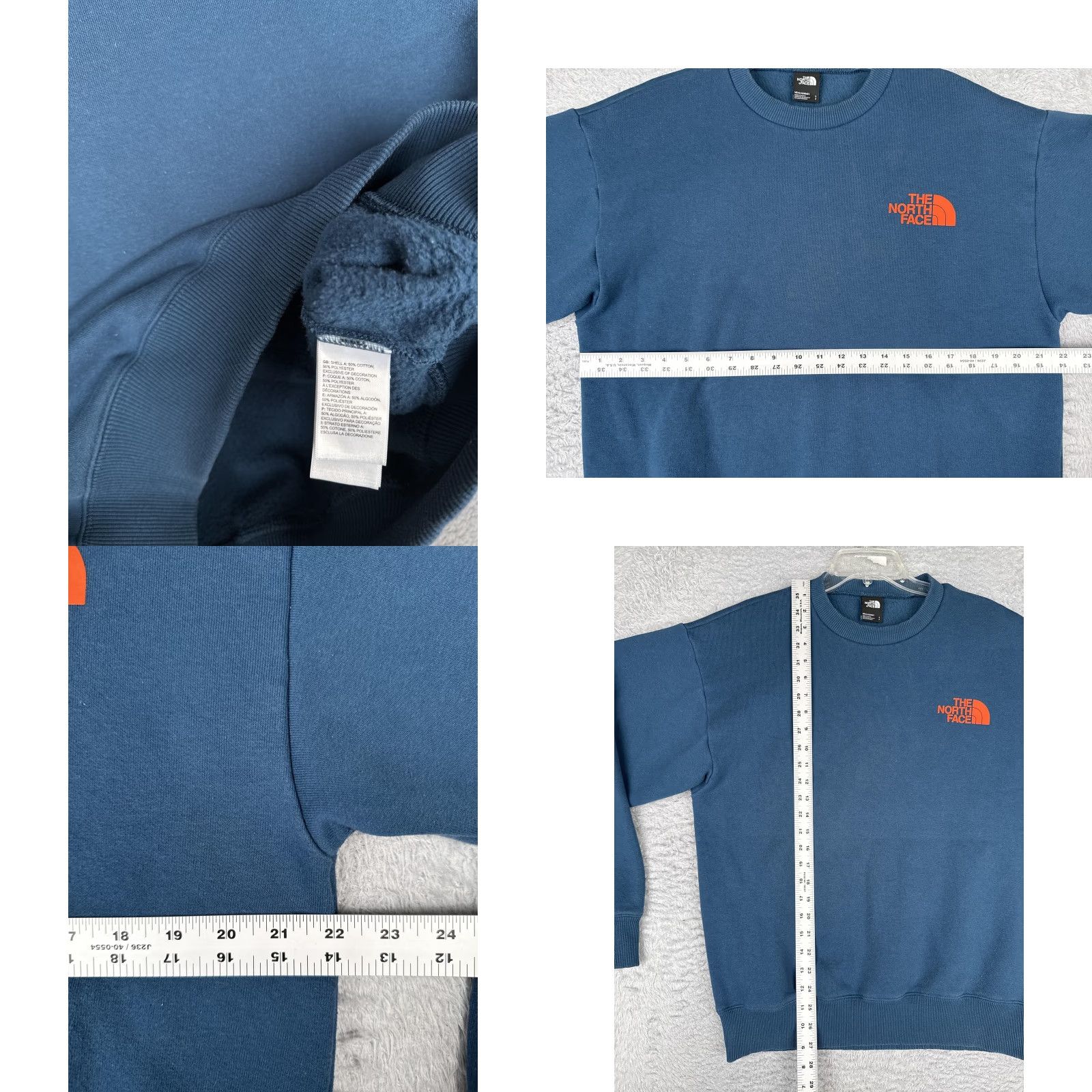 The North Face The North Face Sweatshirt Mens Small Blue Back Graphic Crewneck Fleece Pullover Size US S / EU 44-46 / 1 - 8 Thumbnail