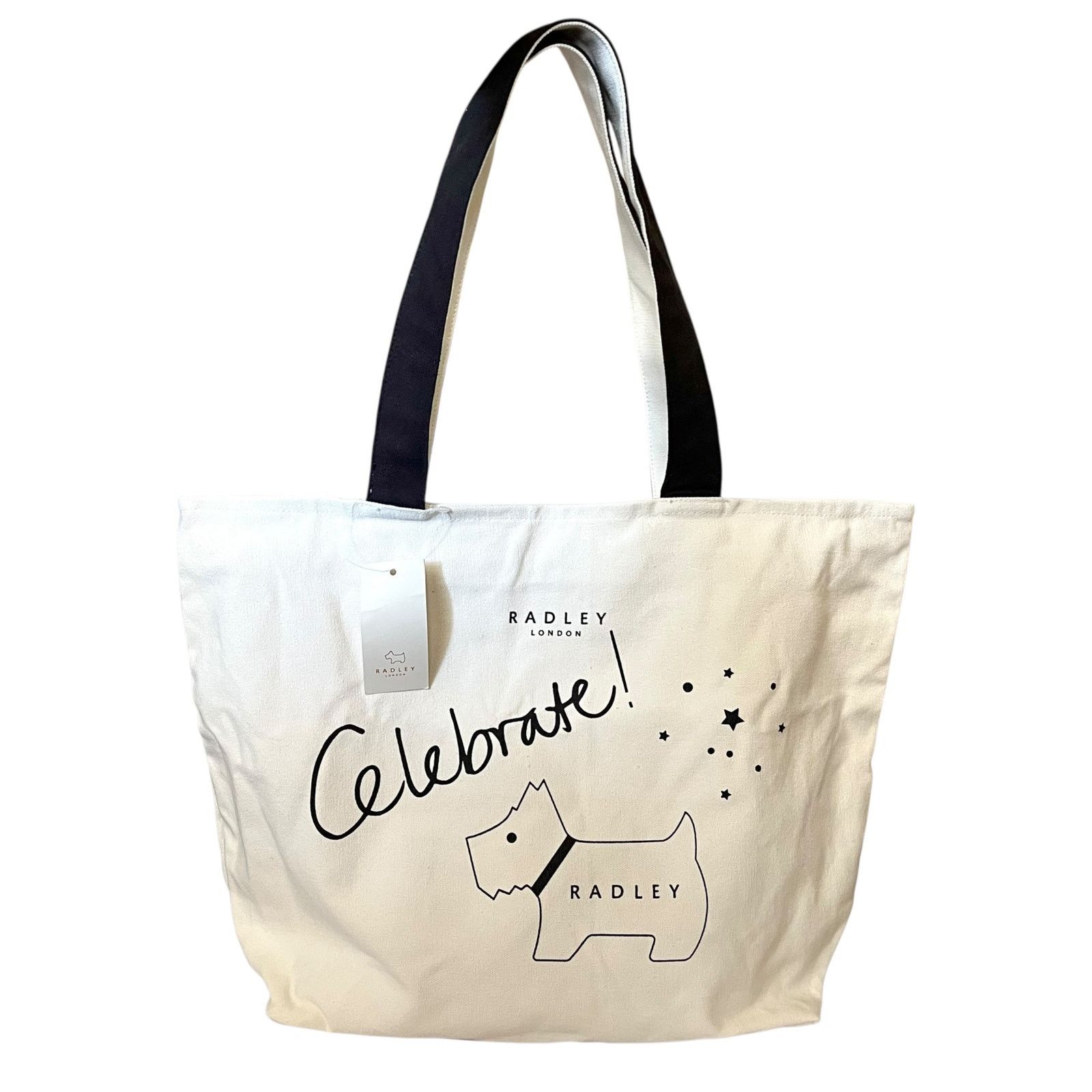 Other NWT Radley London Celebrate Scottie Dog White Canvas Tote Size ONE SIZE - 1 Thumbnail