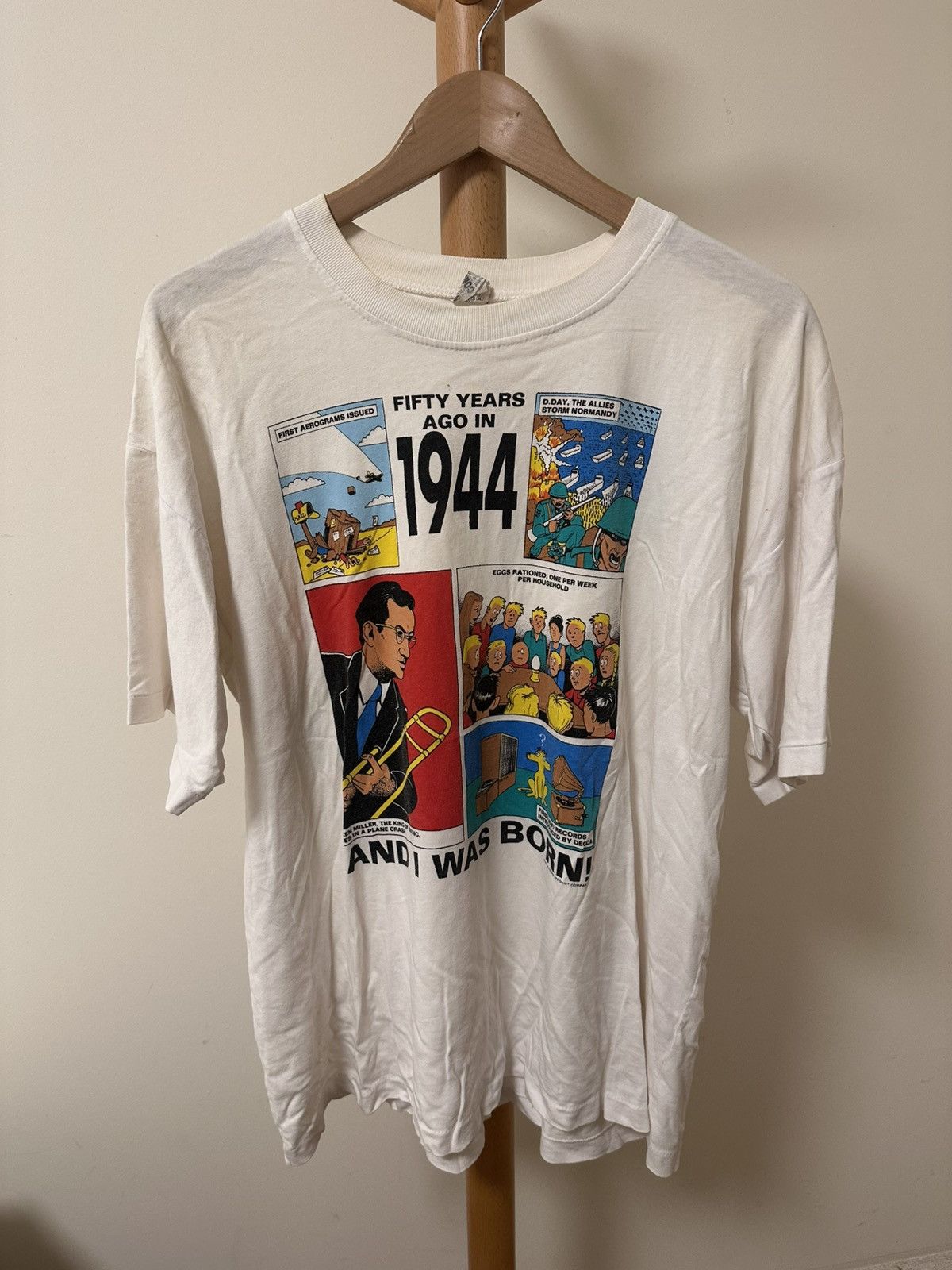 Vintage Vintage War T shirt Size US XL / EU 56 / 4 - 1 Thumbnail