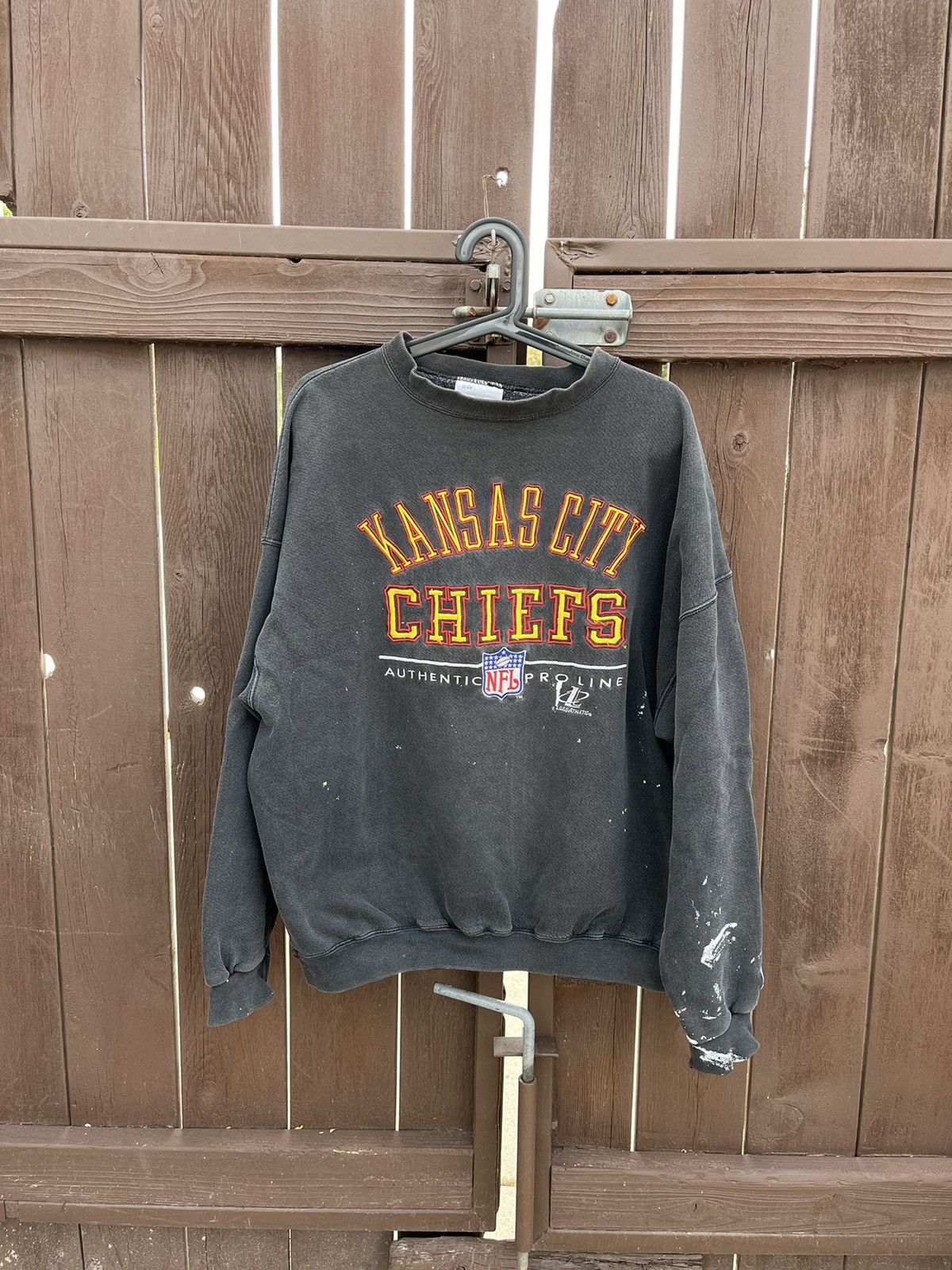 Logo Athletic vintage 90s kansas city chiefs embroidered hoodie Size US XL / EU 56 / 4 - 1 Thumbnail