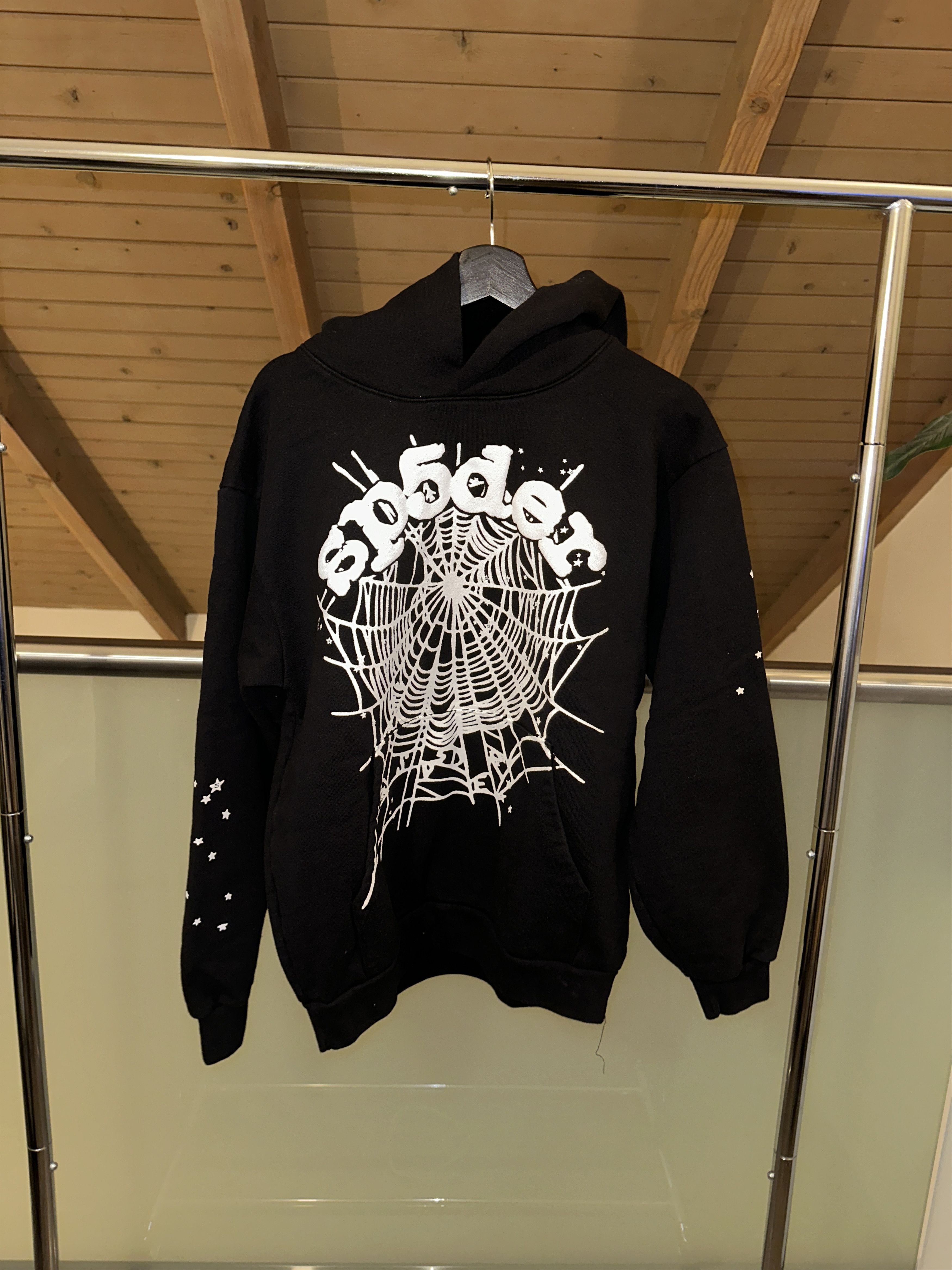 spider OG WEB HOODIE ブラックパーカー Buy Sp5der OG Web Hoodie 'Black' - SP5 OGWBLK HD | GOAT