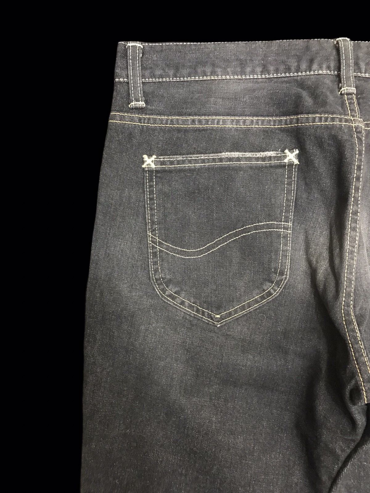 Japanese Brand 💥FLARE💥LEE STONE WASH SICK HONEYCOMB FLARE DENIM F114 Size US 34 / EU 50 - 11 Thumbnail