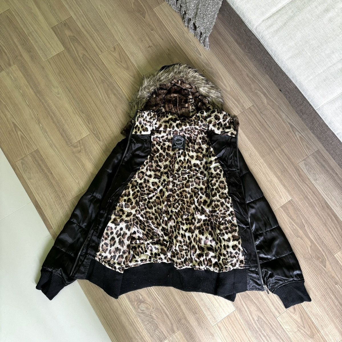 Hysteric Glamour × If Six Was Nine × Le Grande Bleu (L.G.B.) Cornflake vintage leopard Fur jacket IfSixWasNine LGB Style Size US L / EU 52-54 / 3 - 4 Thumbnail