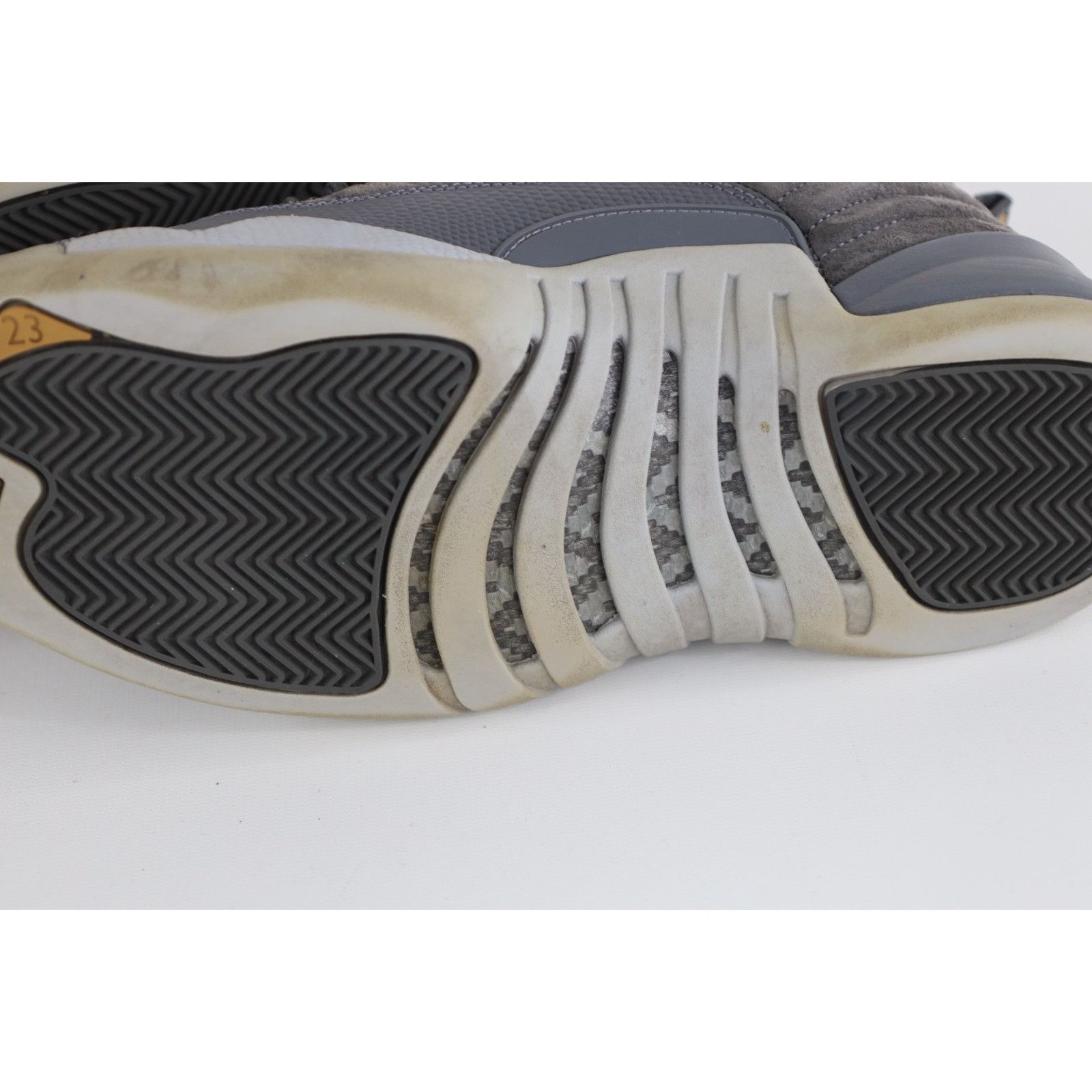 Nike Nike Air Jordan Retro 12 Distressed Dark Wolf Gray Shoes Size US 9.5 / EU 42-43 - 12 Thumbnail