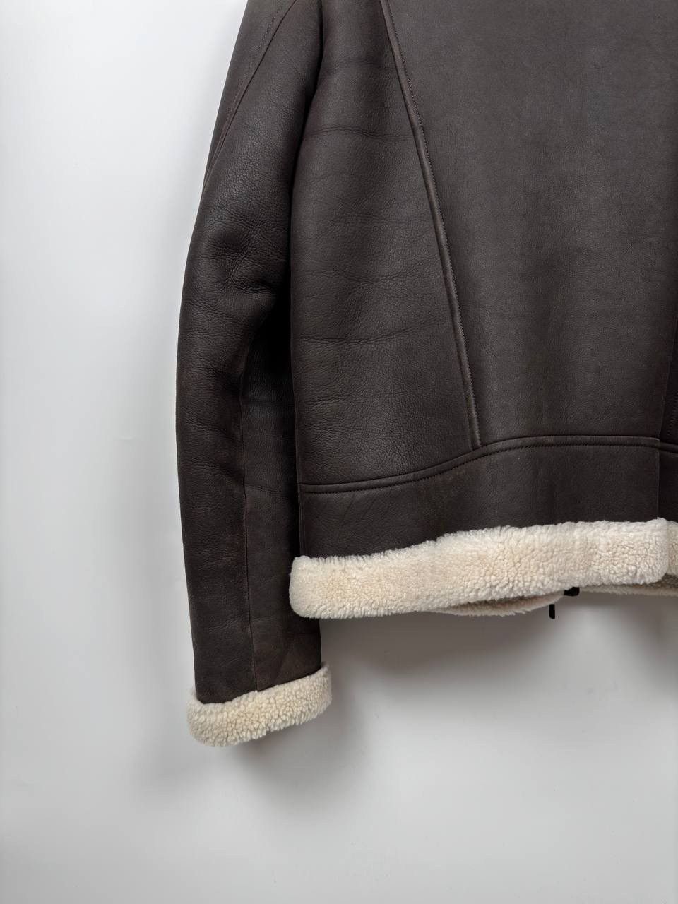 Loro Piana Loro Piana Shearling Leather Jacket Size US XL / EU 56 / 4 - 9 Thumbnail