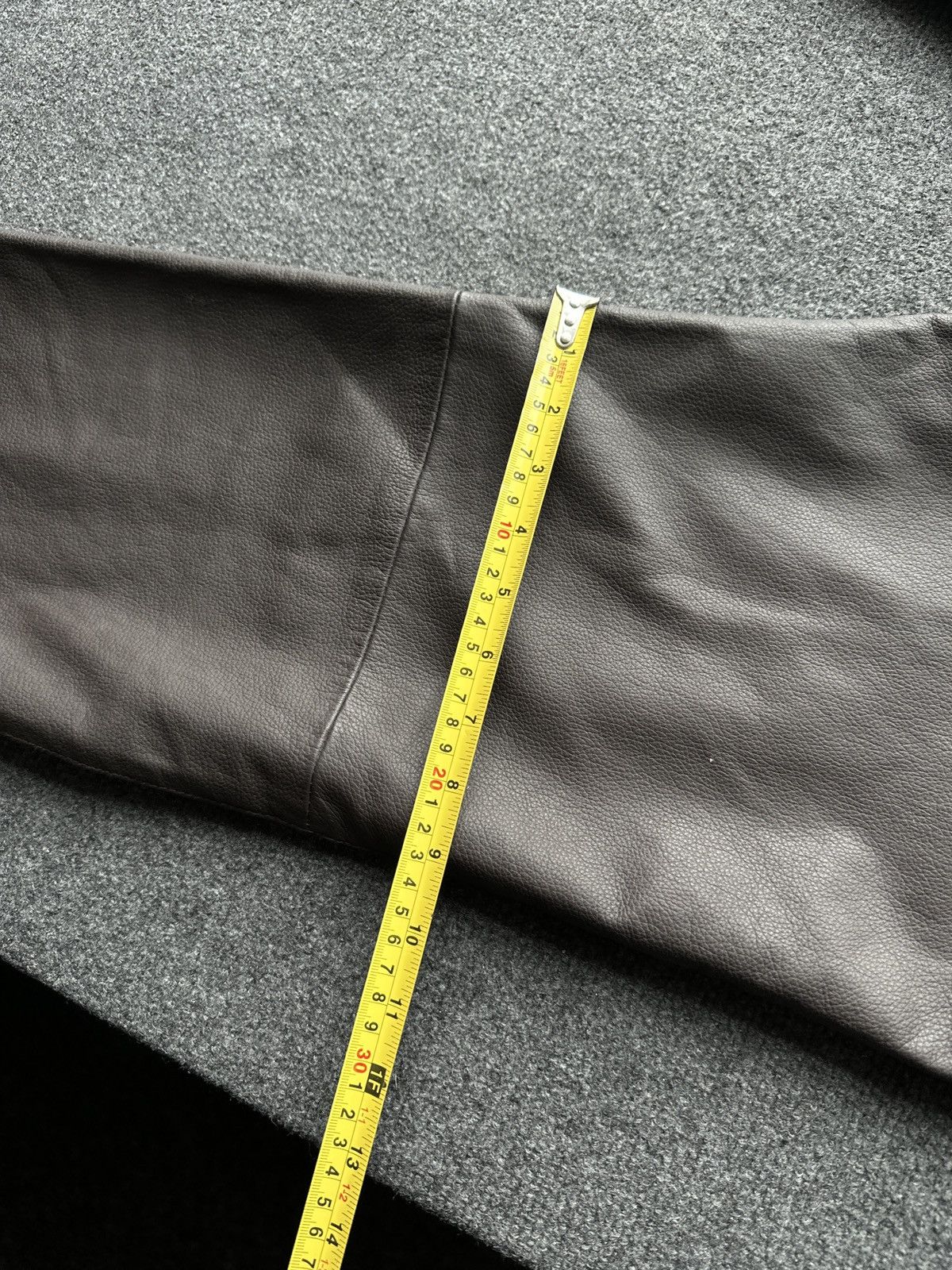 Other 🚨GRAIL MEN LEATHER PANTS Y2K WESTERN MOTORCYCLE Size US 41 - 18 Thumbnail