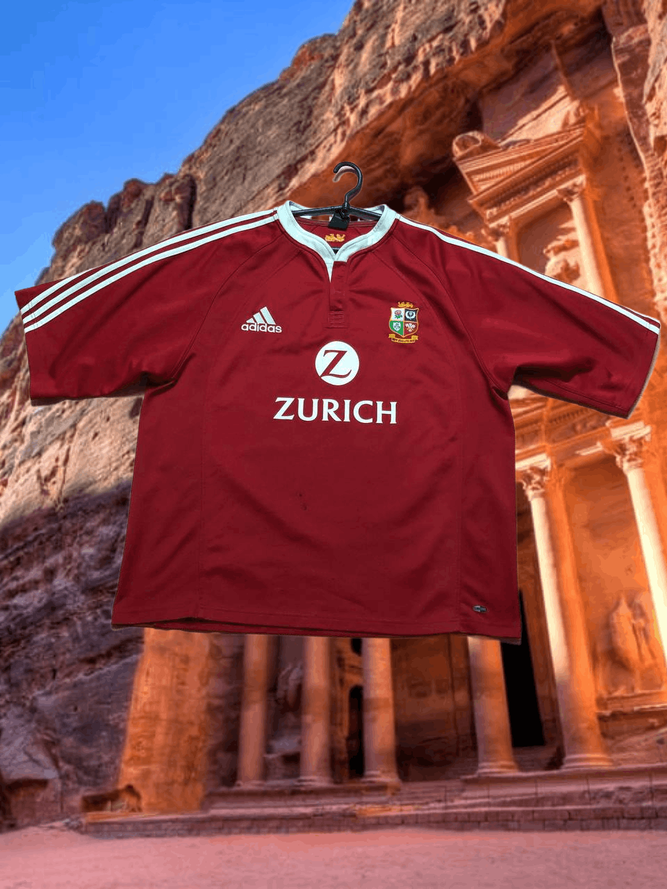 Adidas Vintage T-shirt Adidas red sportwear Jerseys logo Y2K Size US XXL / EU 58 / 5 - 1 Thumbnail