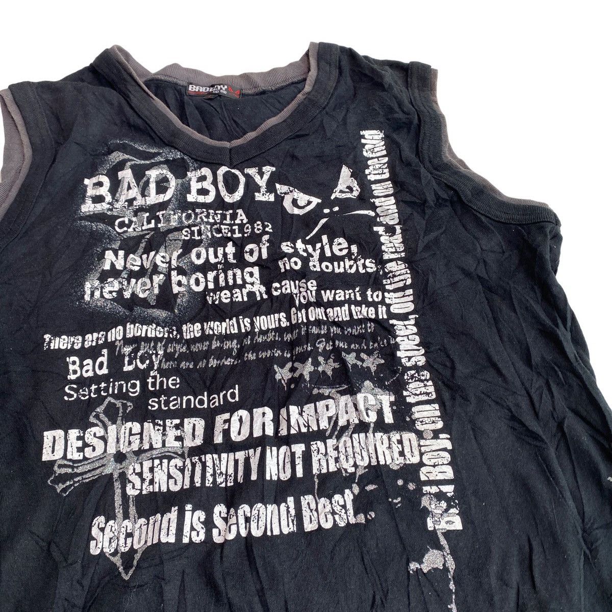 If Six Was Nine × Japanese Brand × Le Grande Bleu (L.G.B.) Badboy -Japanese Cross Y2k Tanktop ifsixwas9 Size US L / EU 52-54 / 3 - 4 Thumbnail