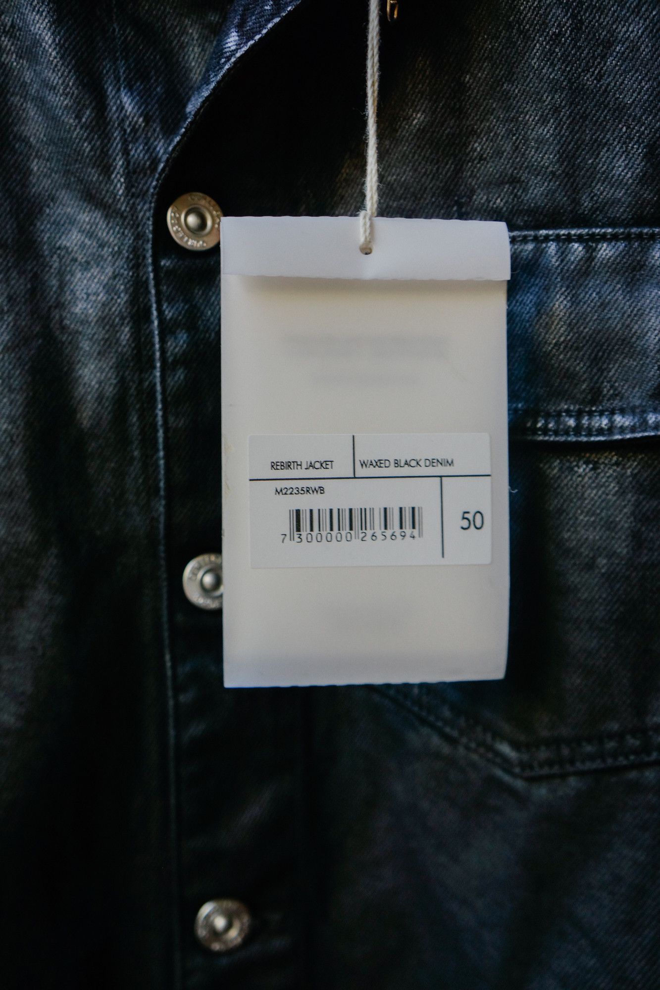 Our Legacy Our Legacy Rebirth Jacket - Black Waxed Size US M / EU 48-50 / 2 - 4 Thumbnail