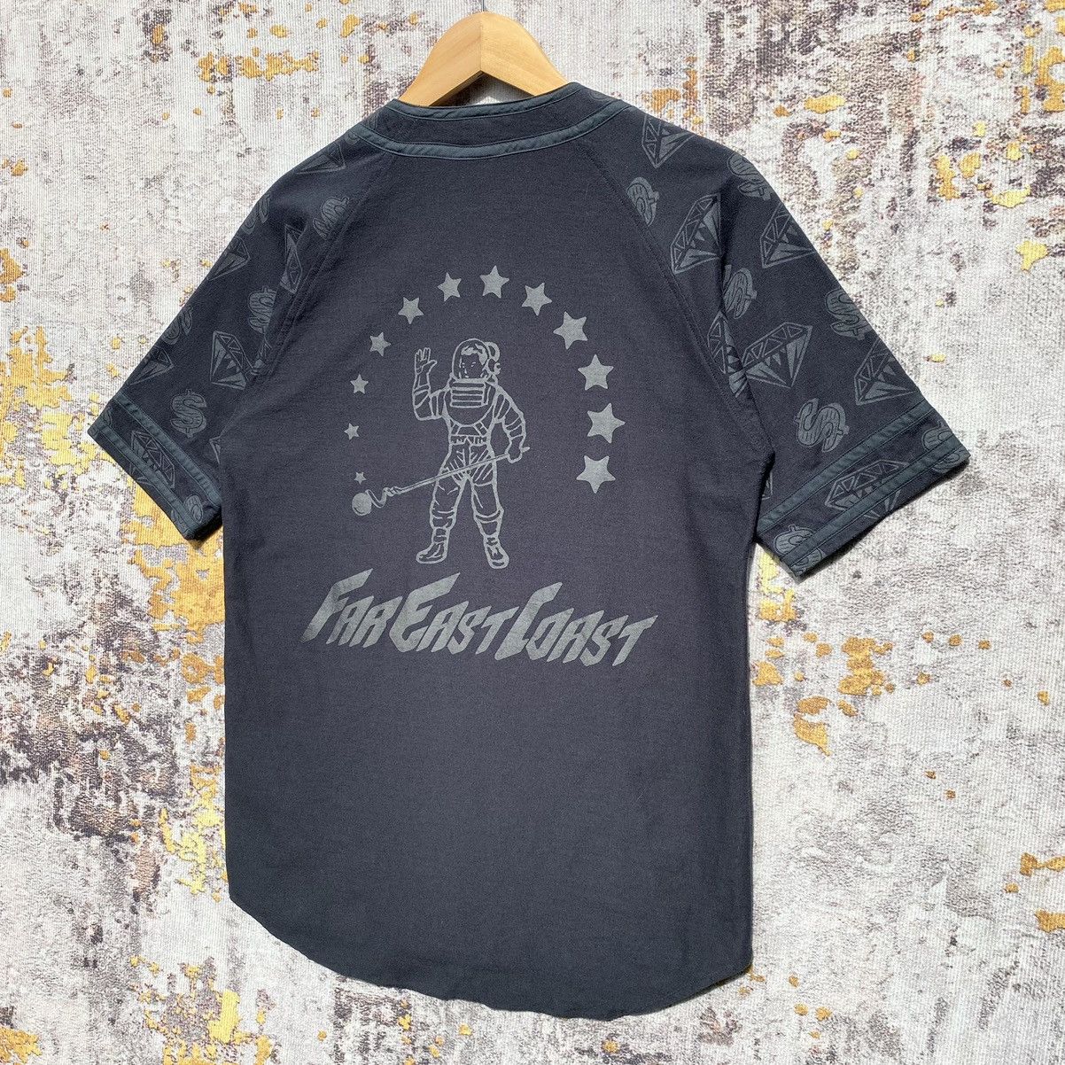 Nigo Billionaire Boys Club Far East Coast Baseball Shirt BBC Size US M / EU 48-50 / 2 - 3 Thumbnail