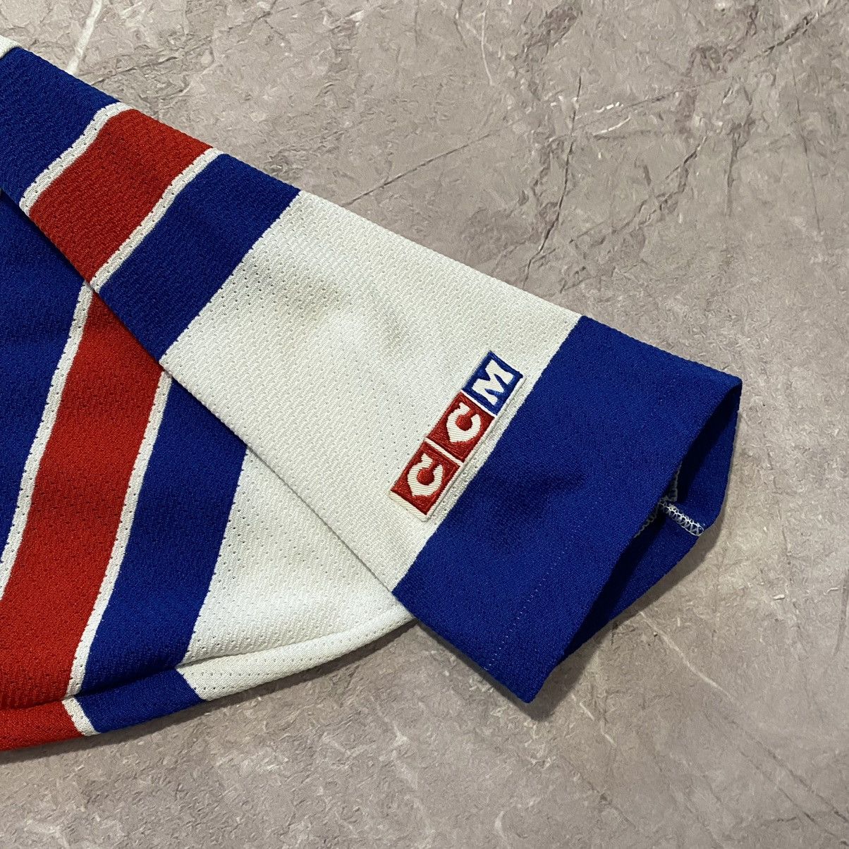 NHL × Vintage VINTAGE NEW YORK YANKEES RANGERS NHL HOCKEY JERSEY CCM 90s Size US XL / EU 56 / 4 - 8 Thumbnail